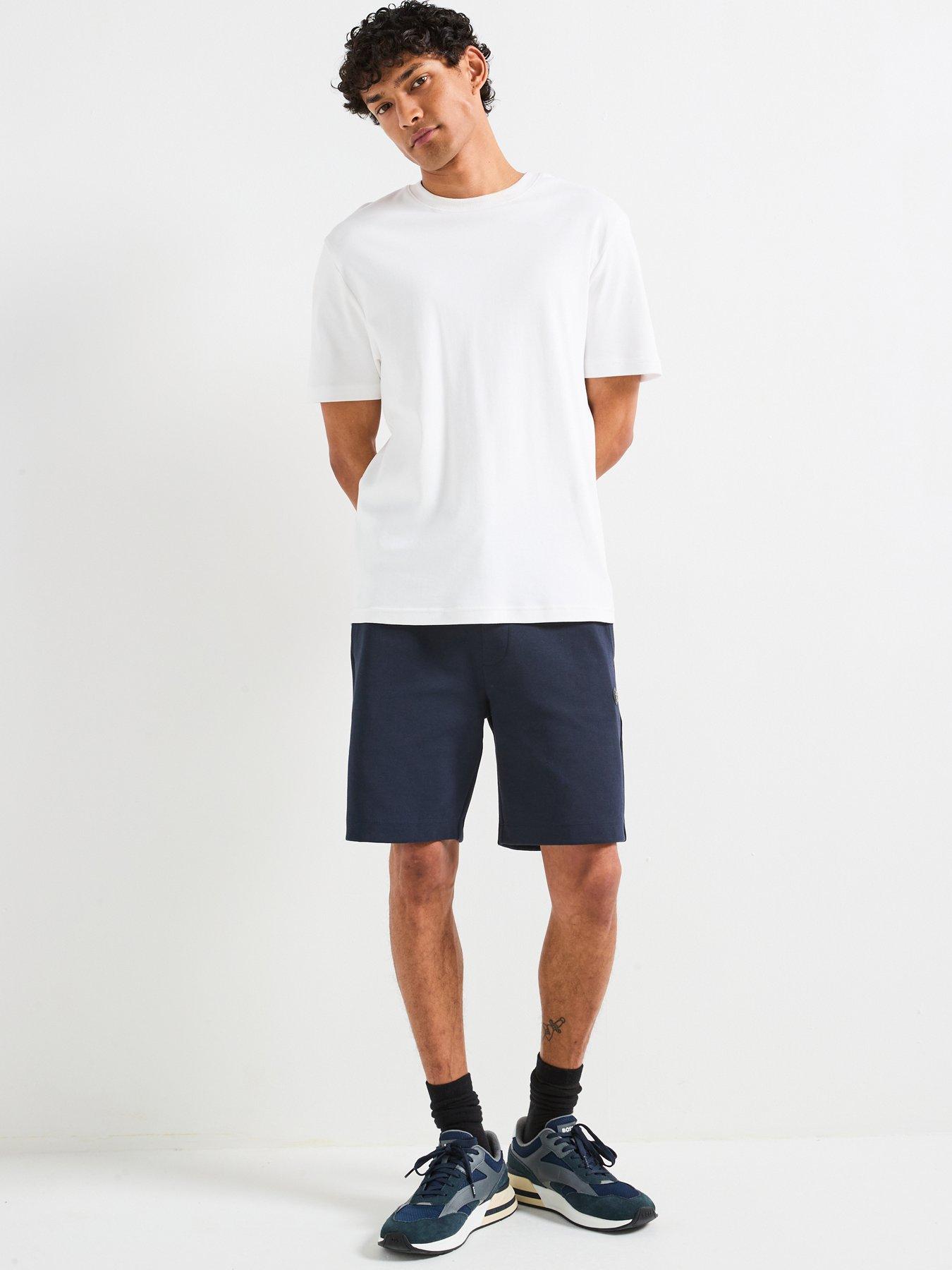 Image 3 of 5 of BOSS C-Leoni Regular Fit Jersey Shorts - Dark Blue