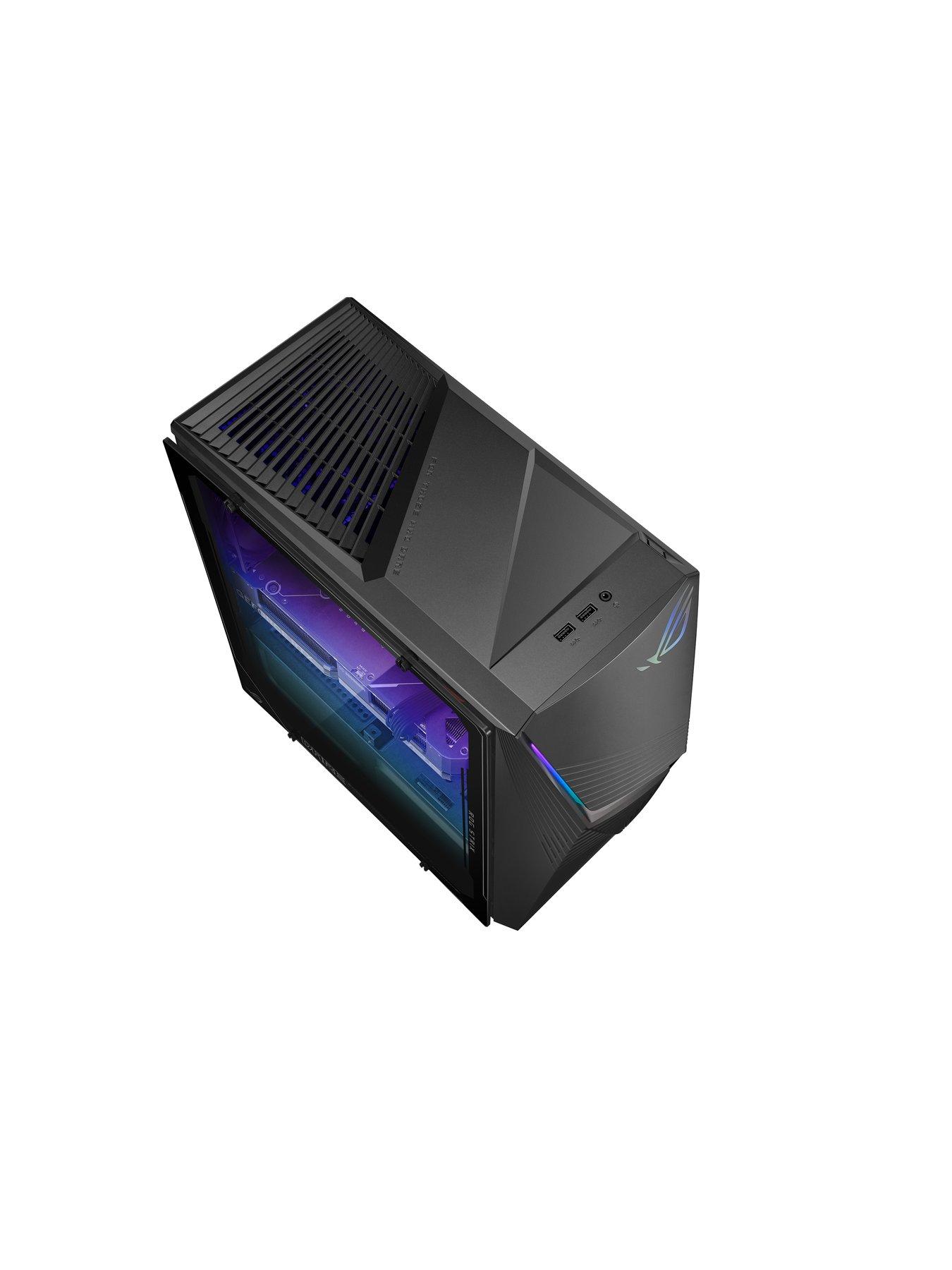 Image 5 of 6 of Asus ROG Strix G13CH&nbsp;Gaming Desktop - GeForce RTX 4060,&nbsp;Intel Core i5,&nbsp;16GB RAM,&nbsp;1TB&nbsp;SSD, with Black Wireless Xbox Controller