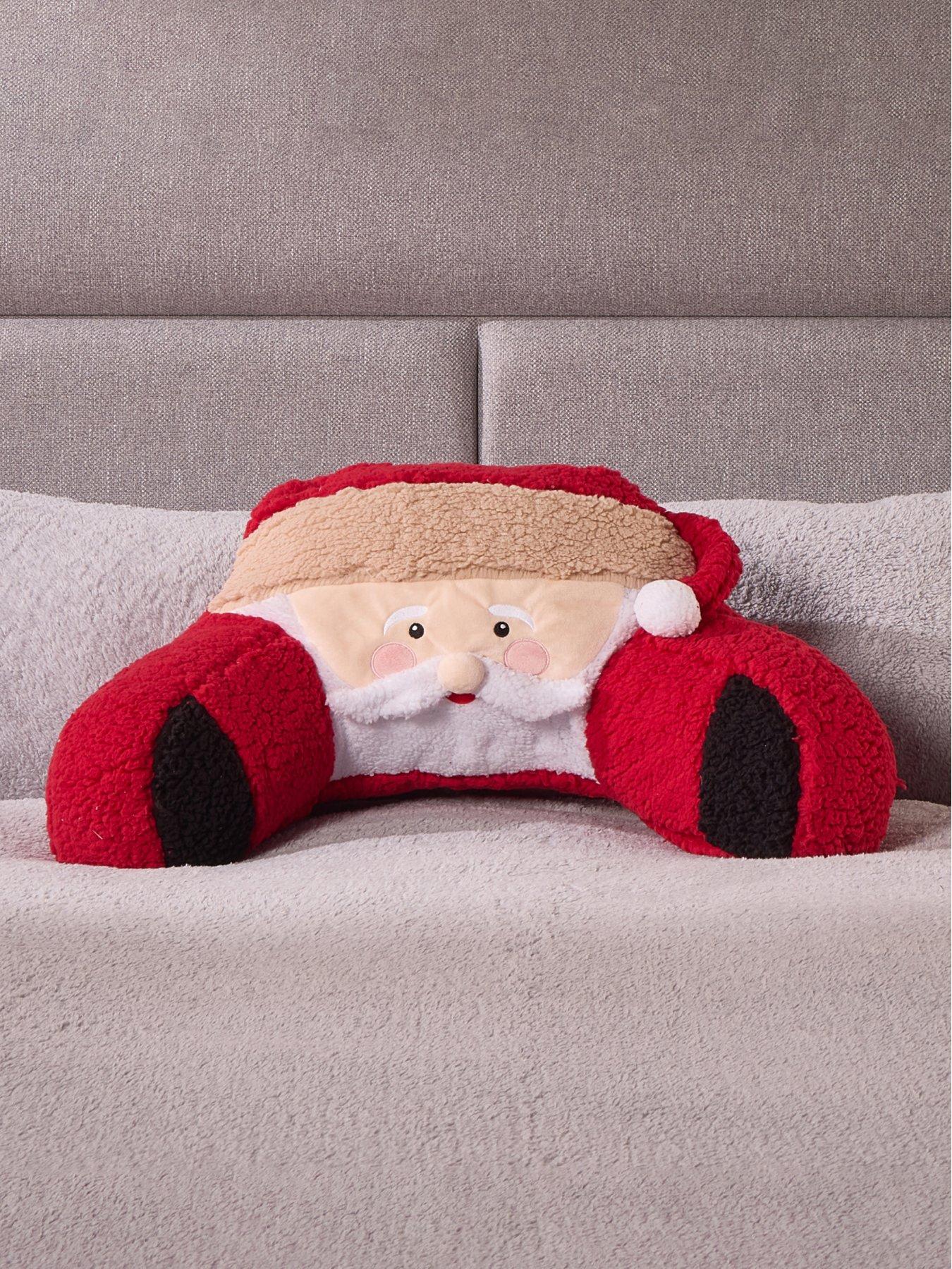 Product photograph of Very Home Kids Cuddle Cushion - Santa from very.co.uk