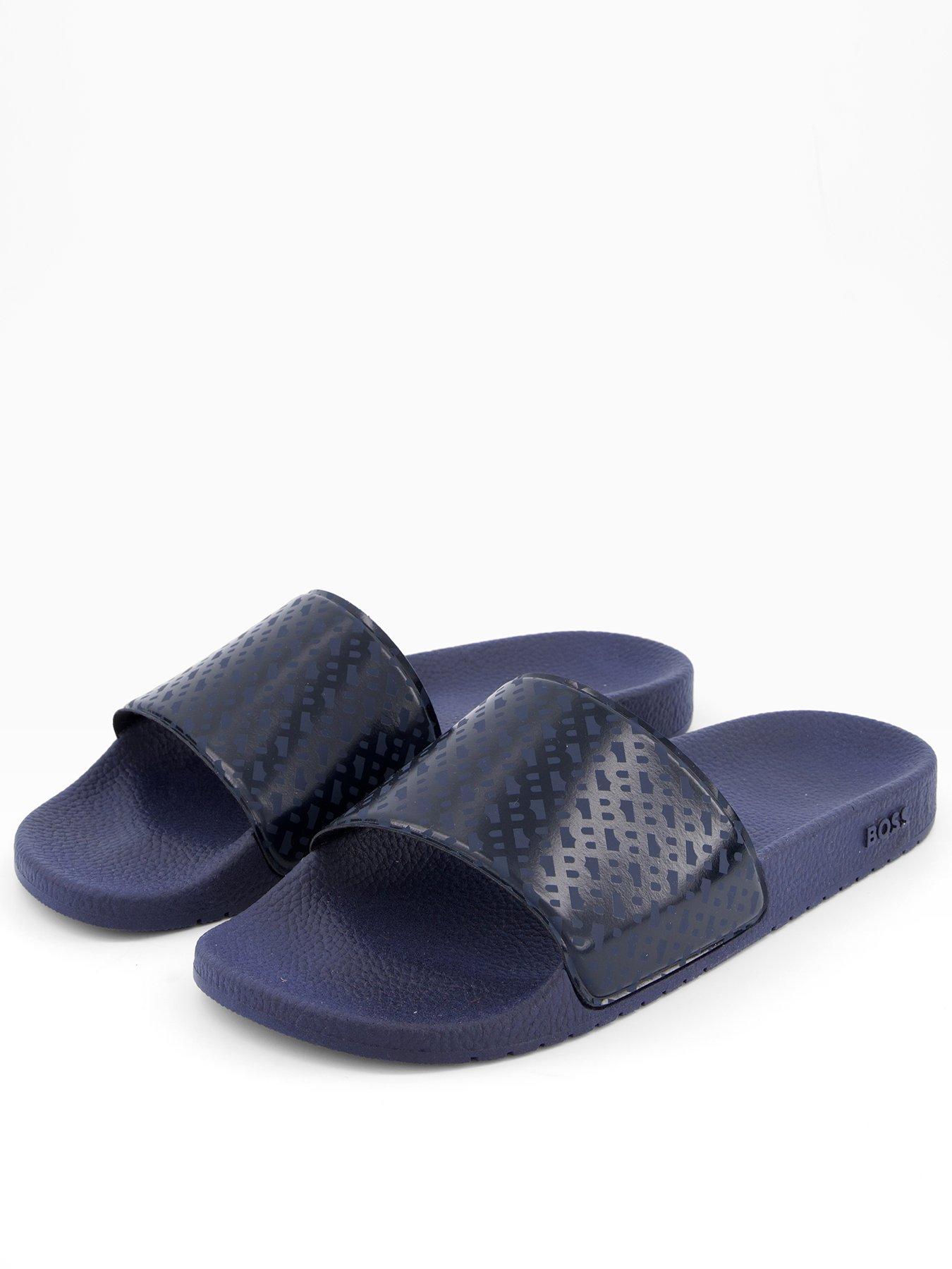 Image 1 of 6 of BOSS Aryeh Sliders - Dark Blue