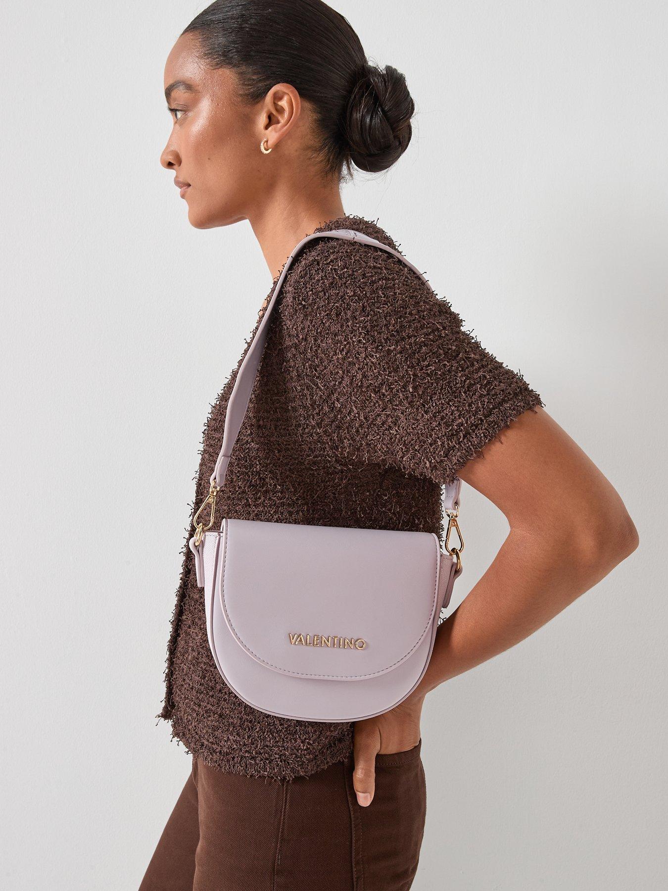 Image 1 of 6 of Valentino Sylvia Re Flap Bag - Lilac