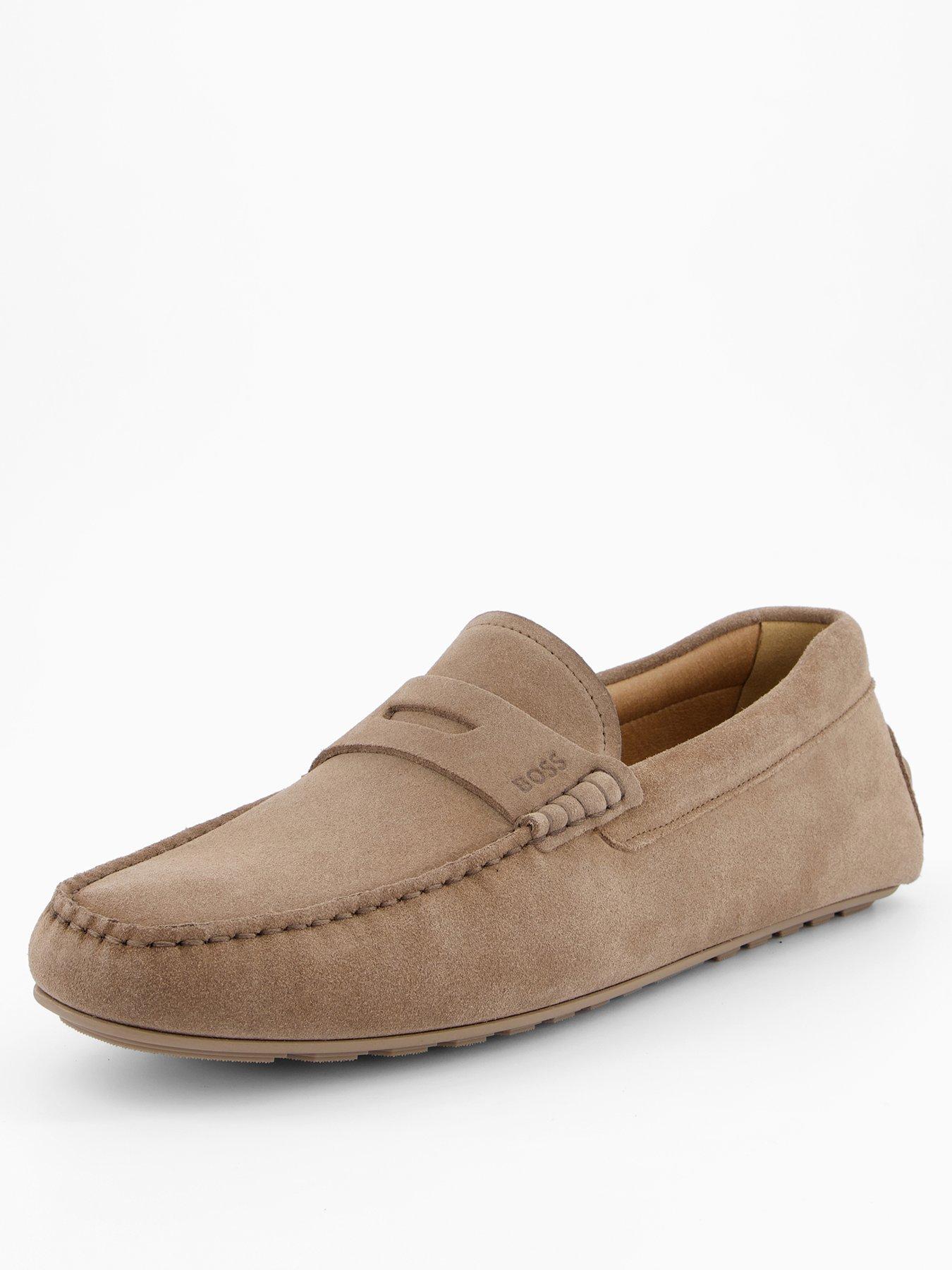 Hugo Boss Noel Suede Moccasin, Beige Hugo Boss Men main image 3