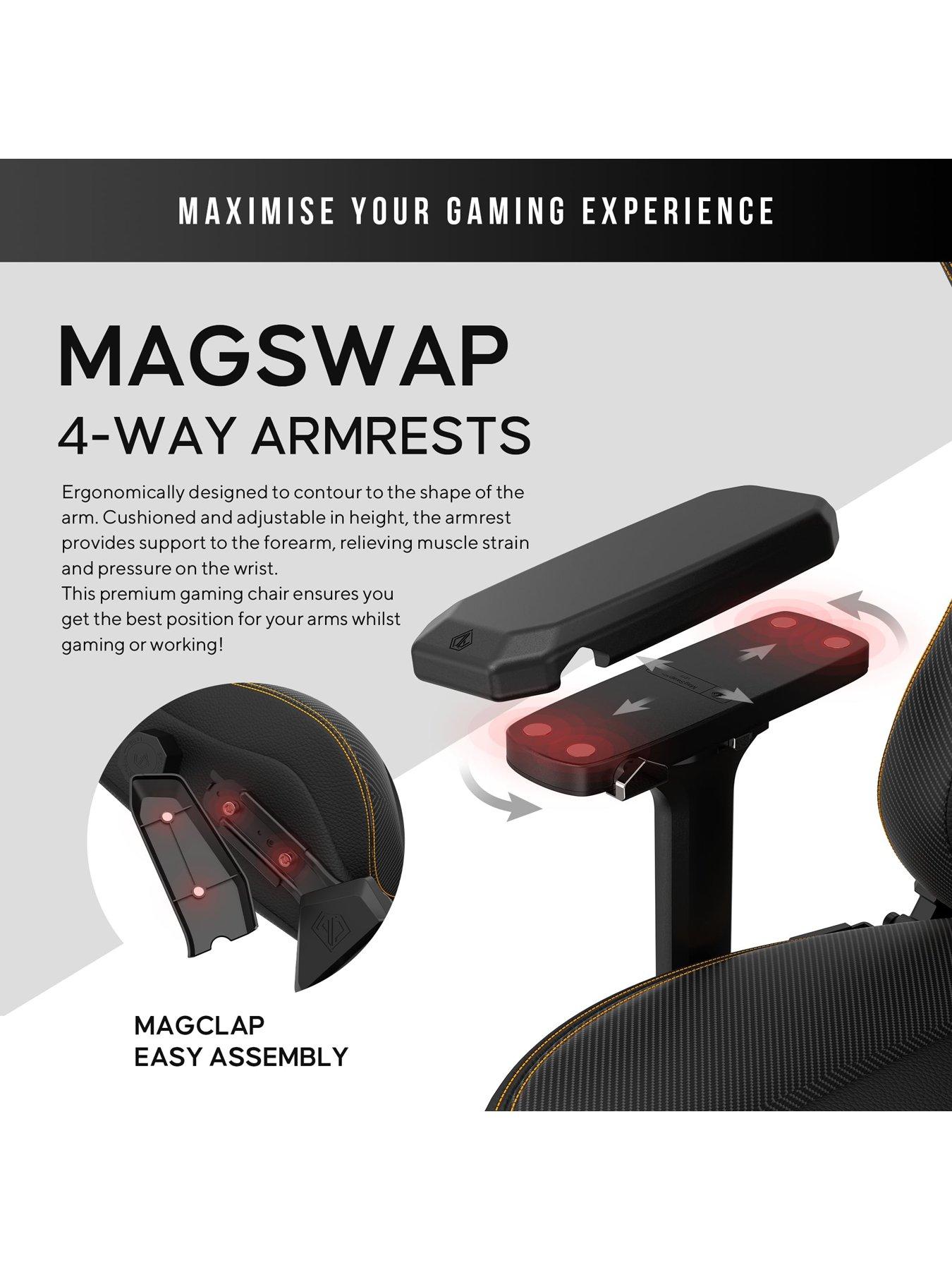 Image 3 of 7 of Andaseat Kaiser Series 3 Premium Gaming Chair Maroon