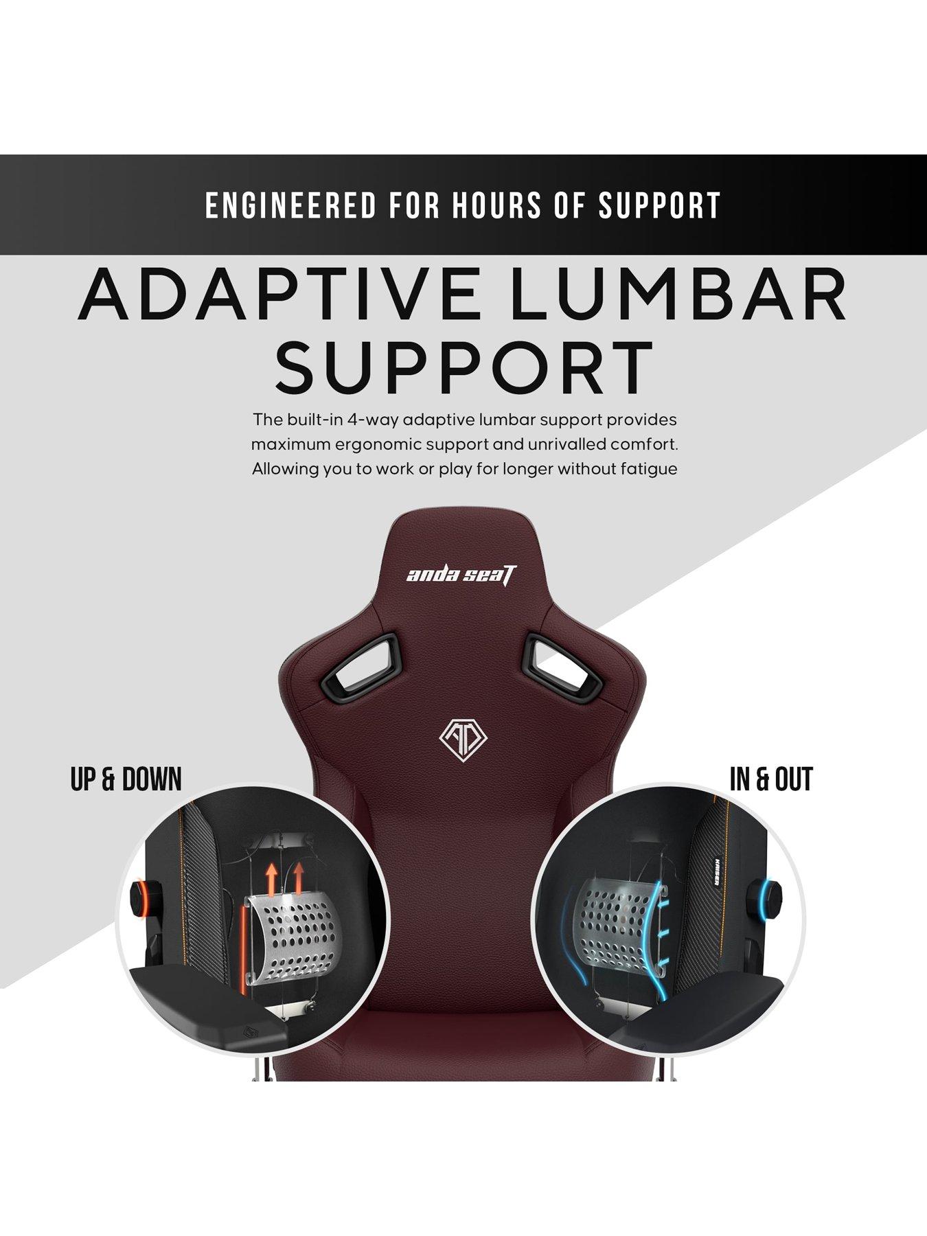 Image 6 of 7 of Andaseat Kaiser Series 3 Premium Gaming Chair Maroon