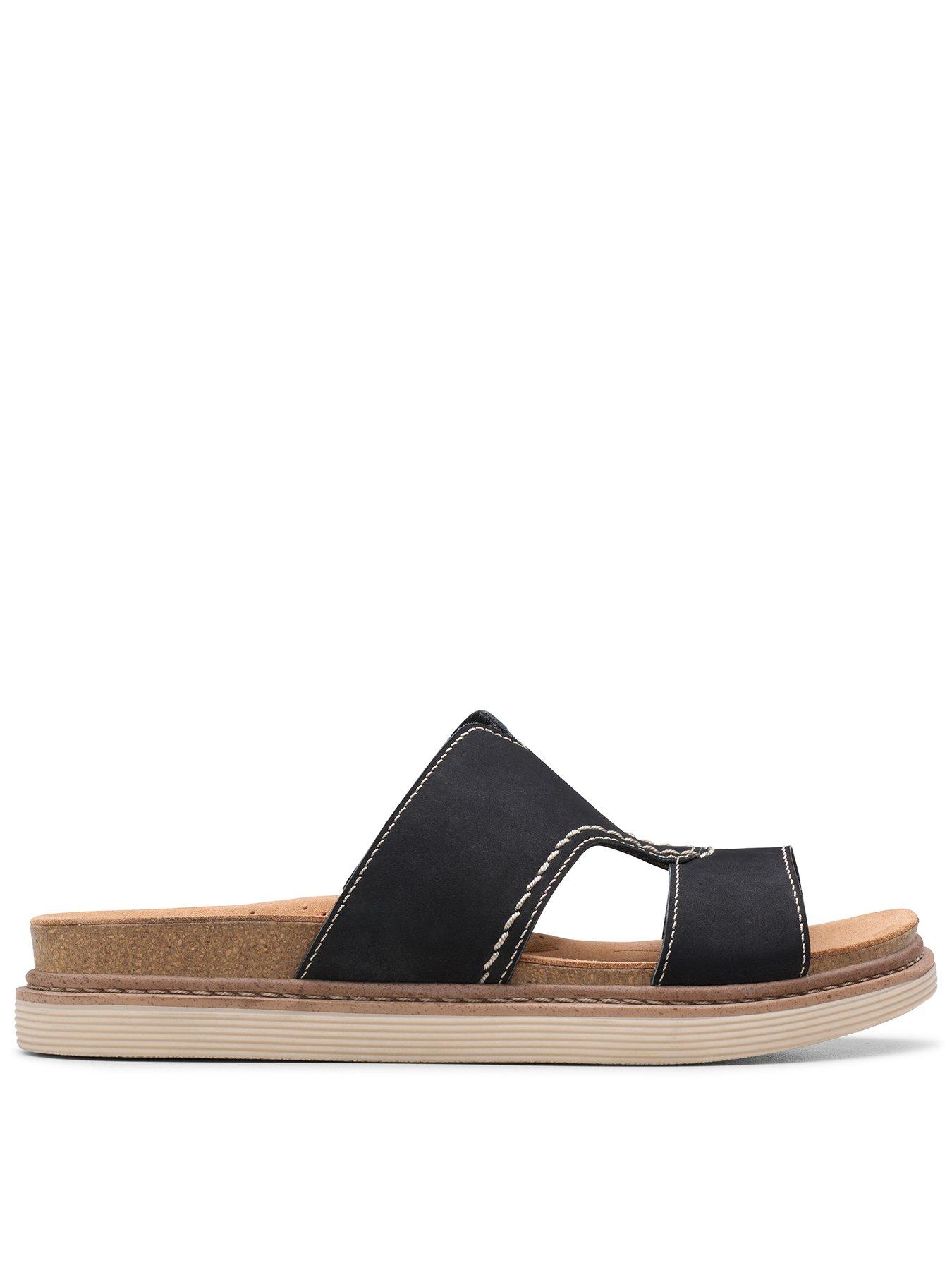 undefined Arwell Walk Casual Leather Sandal - Black