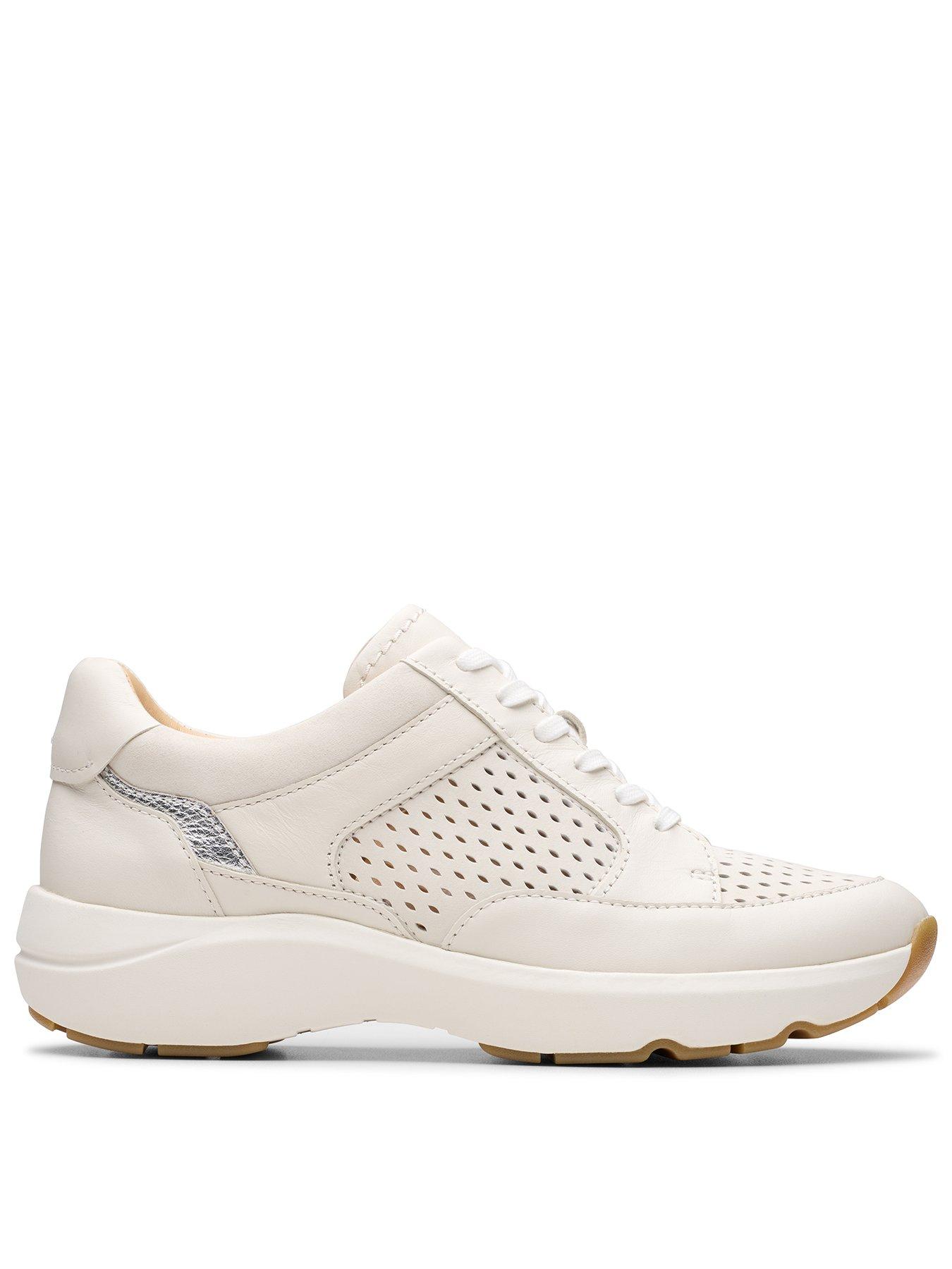 Clarks Tivoli Walk Mesh Trainer - White