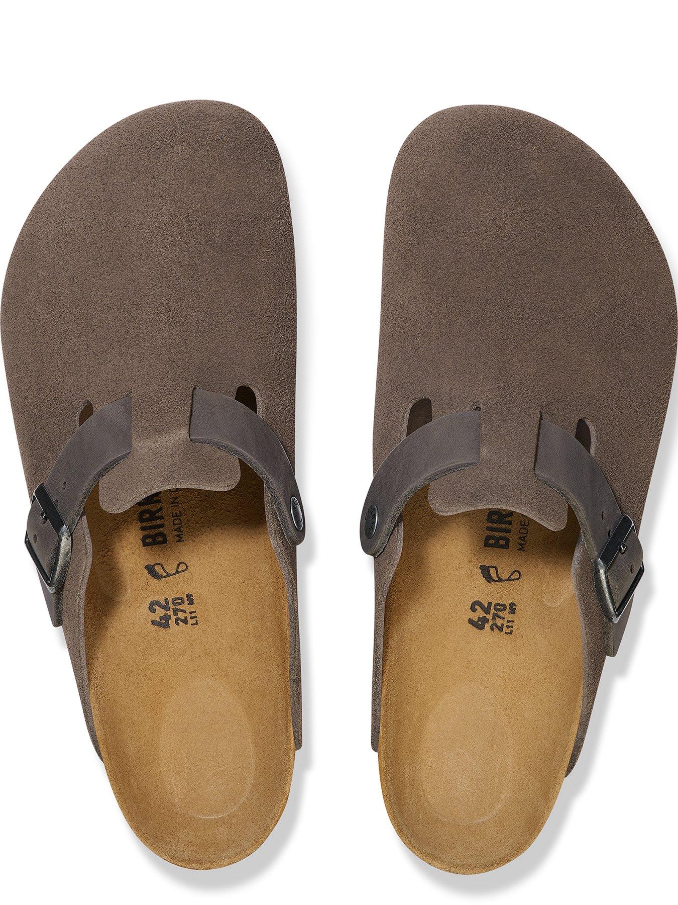 サンダル BIRKENSTOCK Men Sandals Grey 1027026 Birkenstock Arizona Men's Sandals Grey 1027696003550-STCN