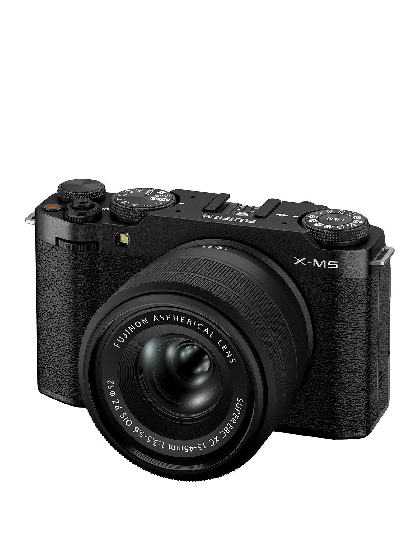 Image 2 of 7 of Fujifilm X-M5 Camera Kit inc XC 15-45mm Lens, Sandisk 128GB Extreme Pro SDXC Card and System Bag - Black