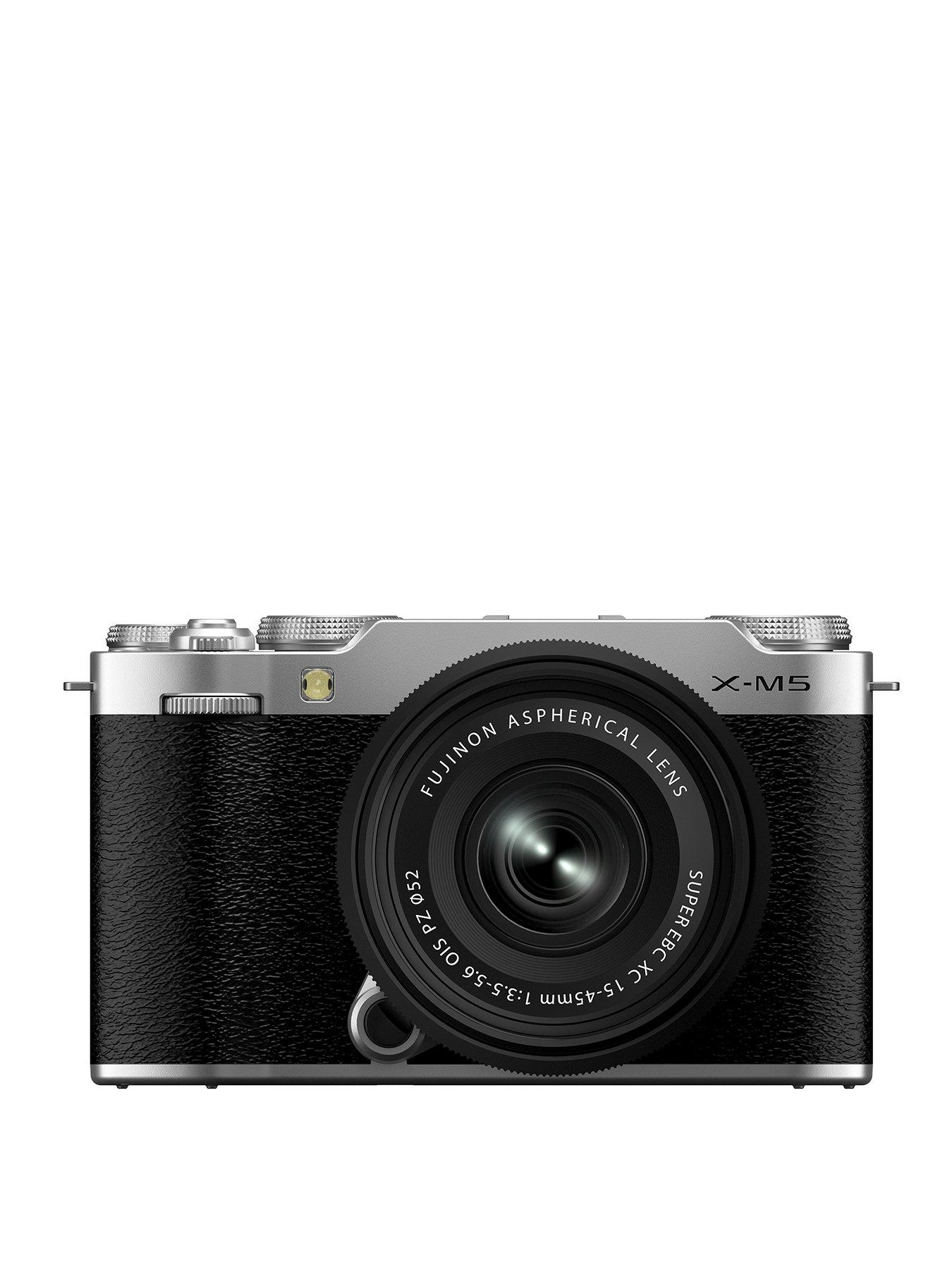 Image of Fujifilm X-M5 CSC Digital Camera with XC 15-45mm F3.5-5.6 OIS PZ Lens - Silver