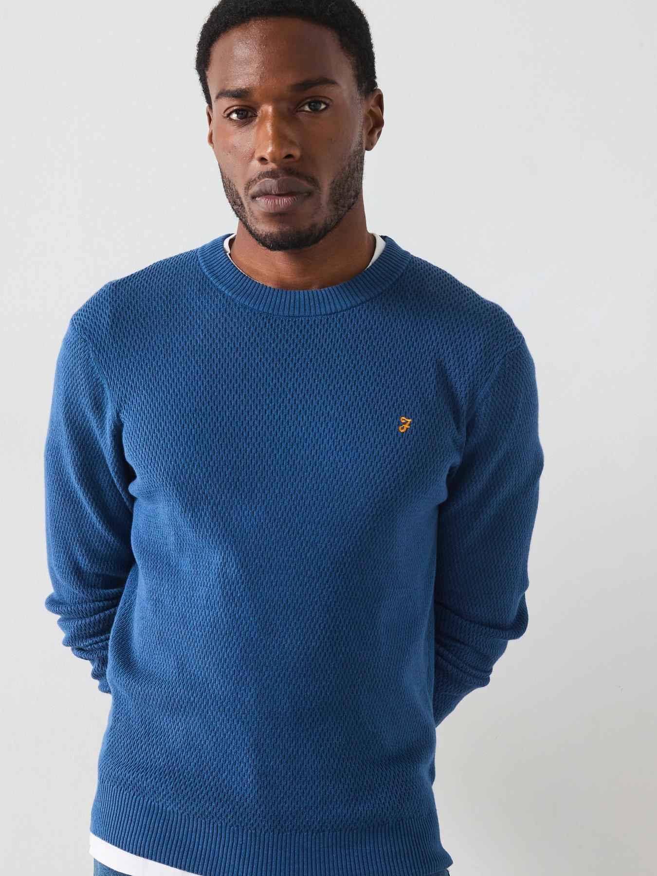 undefined Rainhill Crew Neck Regular Fit Sweater - Dark Grey