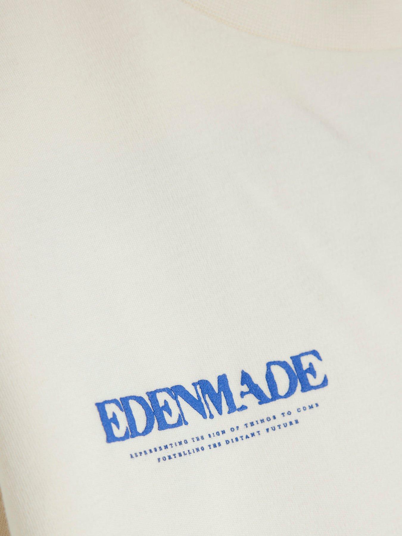 Image 3 of 4 of River Island Boys Back Print T-Shirt - Cream