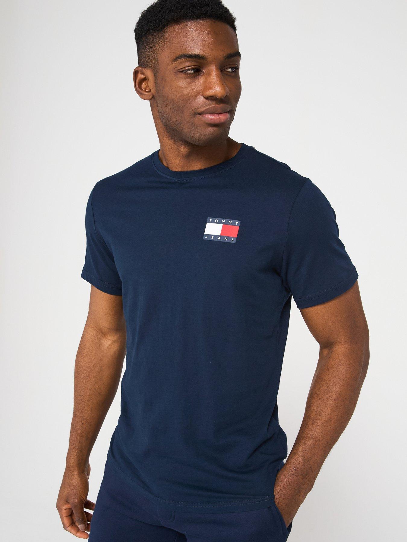 undefined Slim Essential Flag T-Shirt - Navy