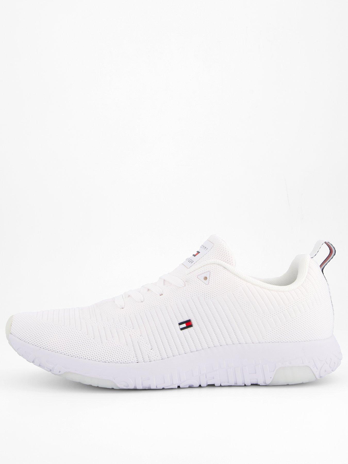 undefined Tevo Corporate Knitted Runner Trainer - White