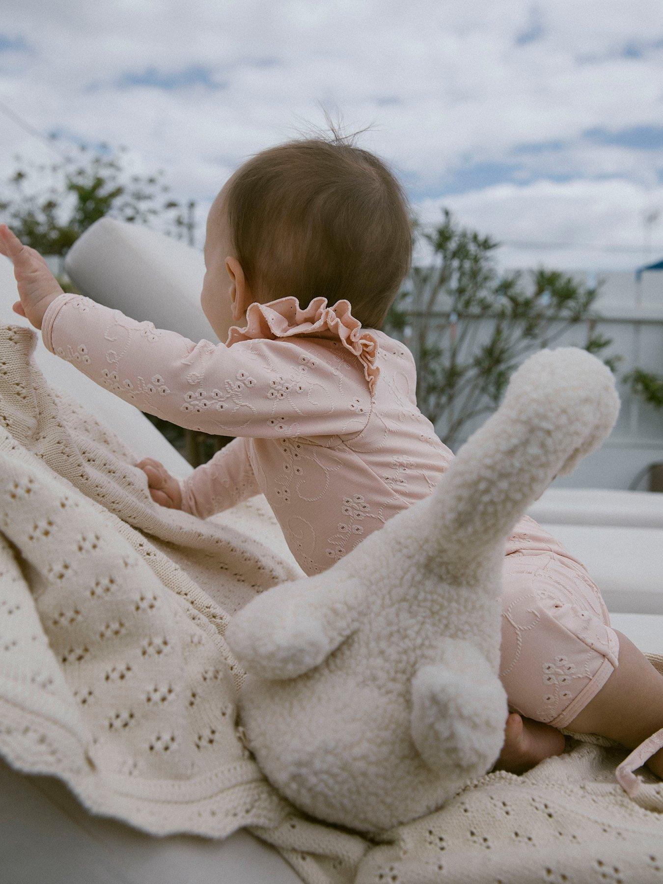 undefined Baby Girls Long Sleeve Rashsuit - Peach Whip