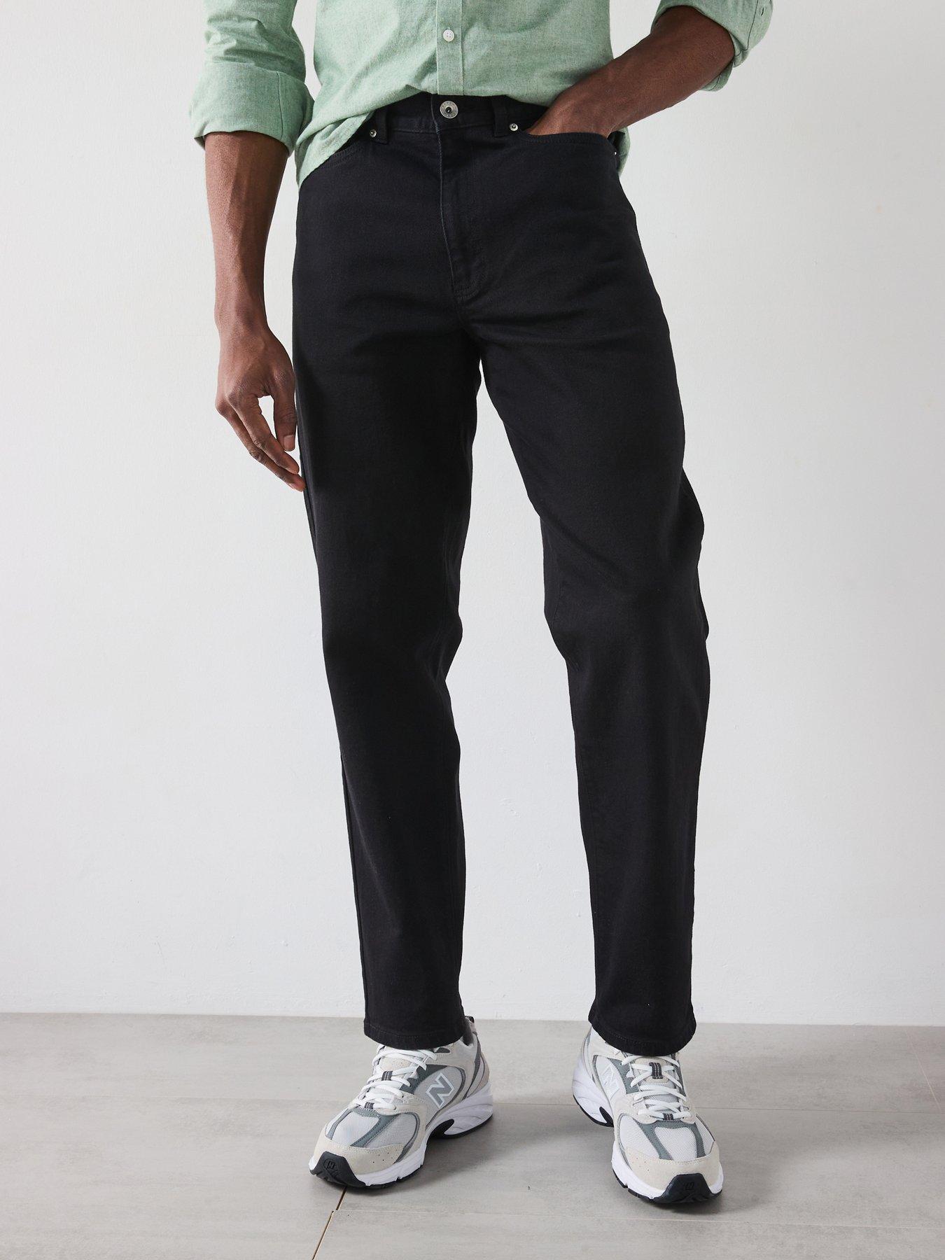Farah Norwood Regular Fit Jeans - Black
