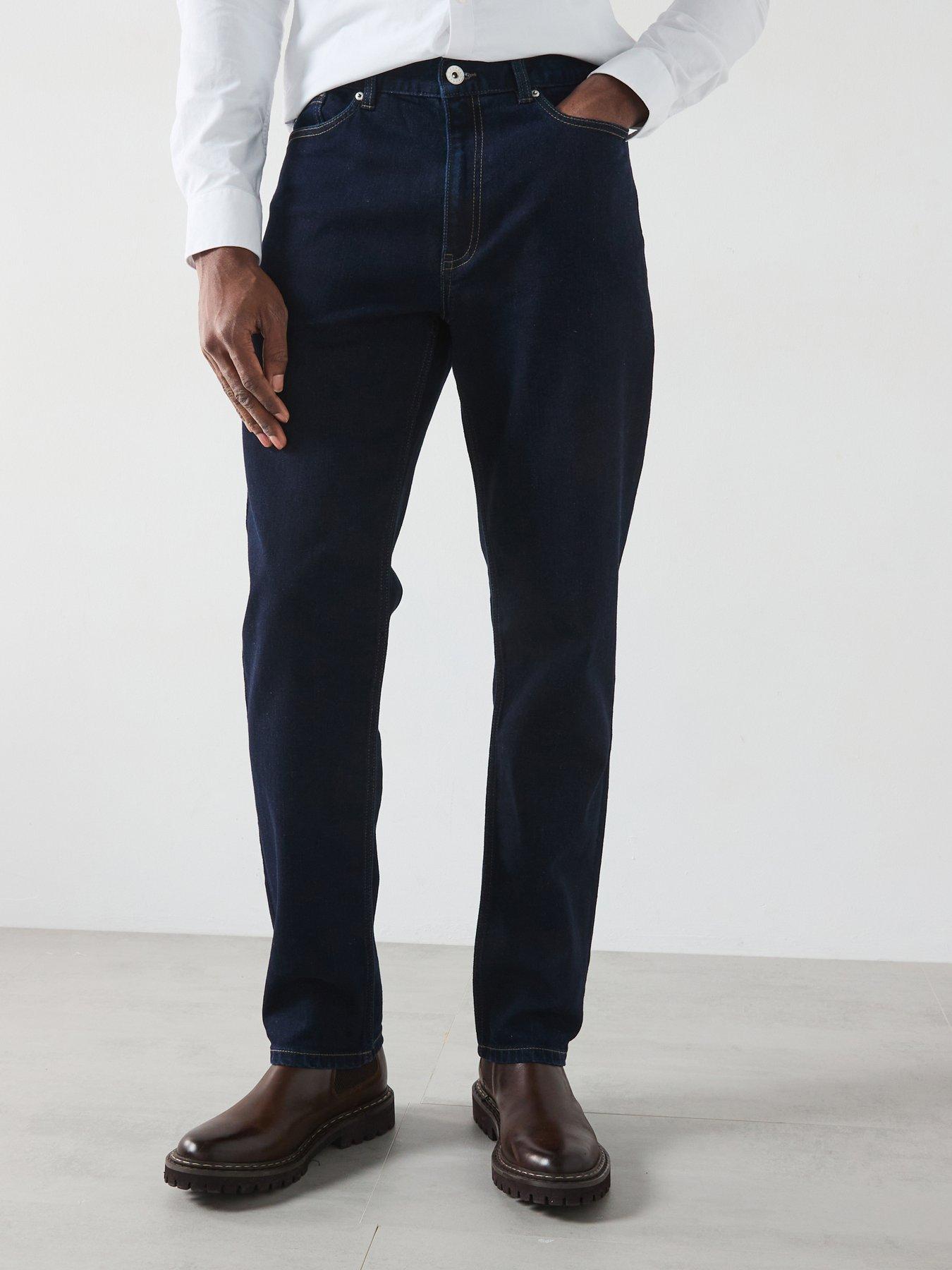 undefined Norwood Regular Fit Jeans - Dark Blue