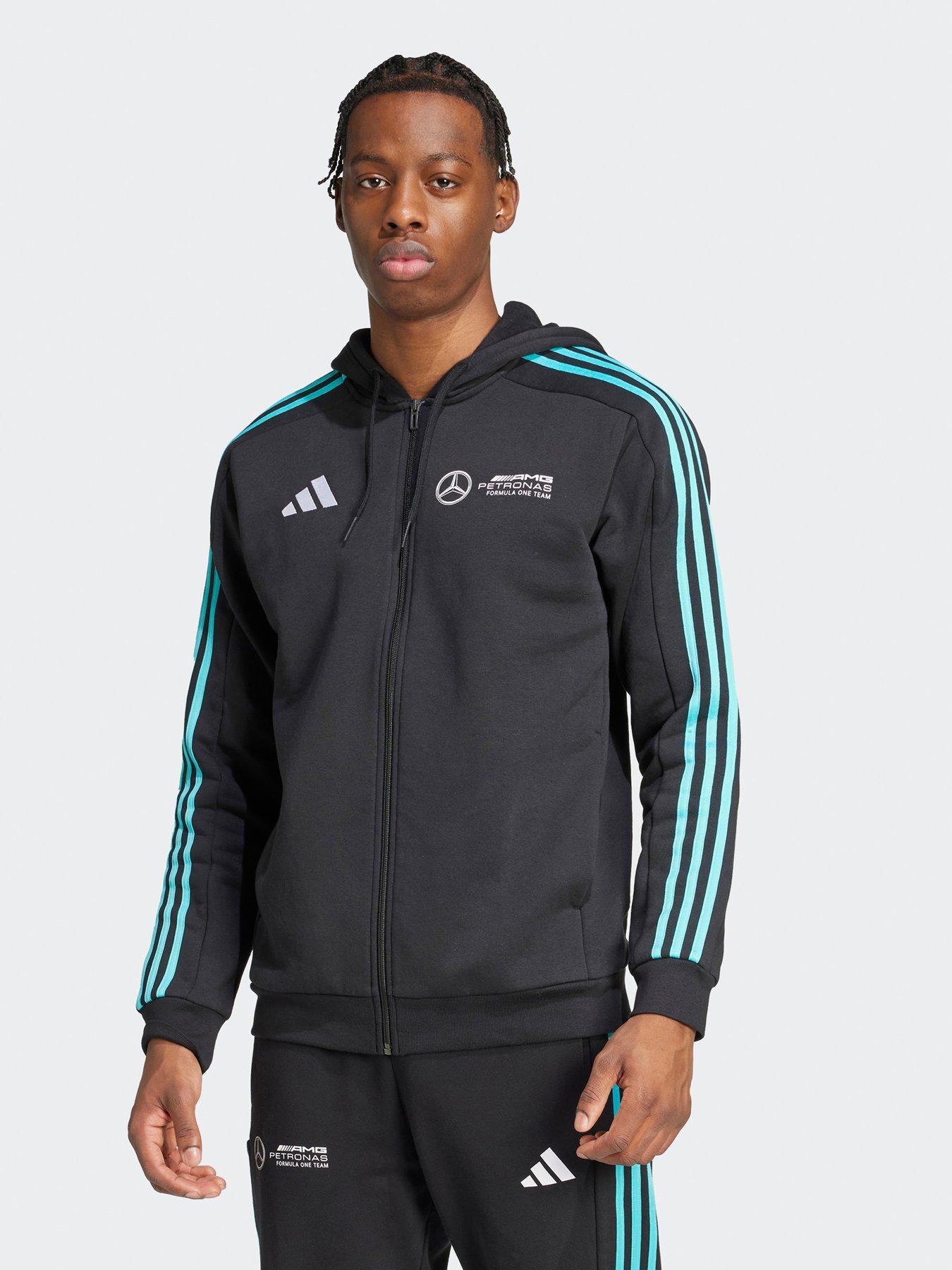 undefined Men's Mercedes DNA Full Zip Hoodie - Black