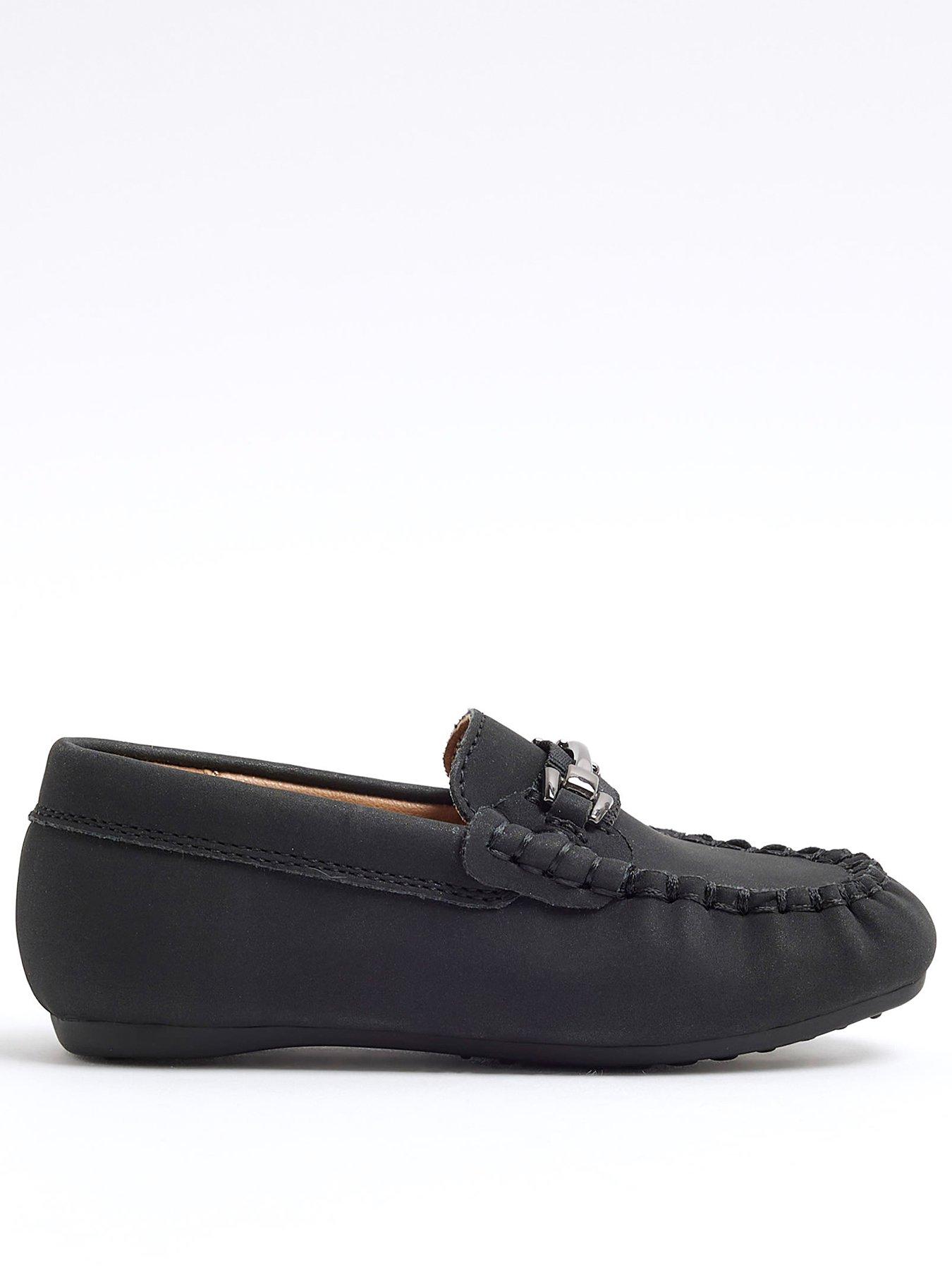 undefined Boys Snaffle Loafers - Black