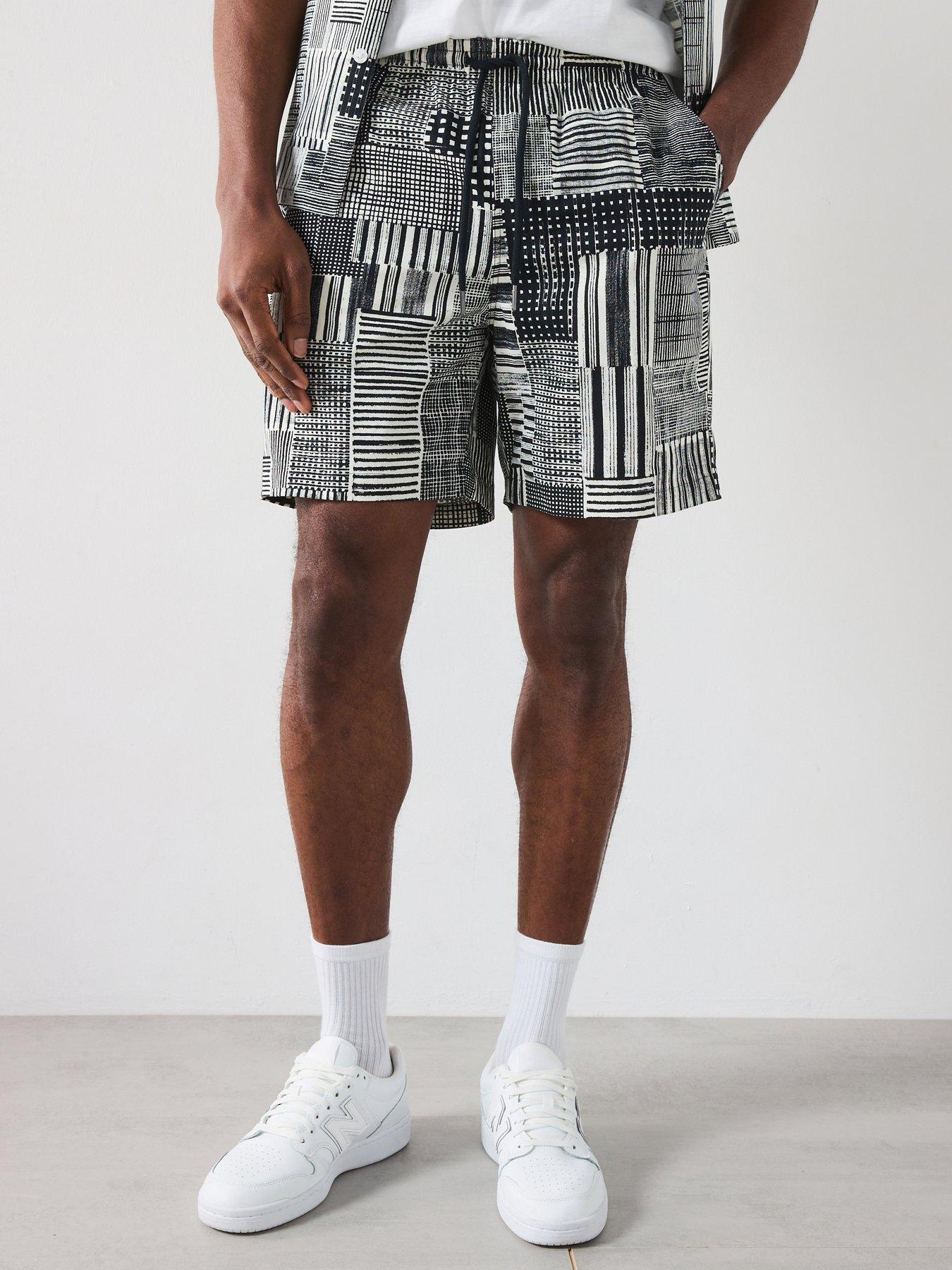 undefined Redwald Canvas Archive Regular Fit Shorts - Black