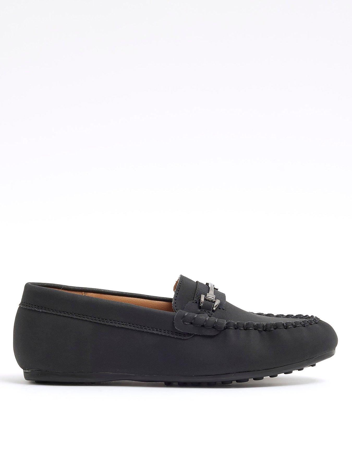 undefined Boys Snaffle Loafers - Black