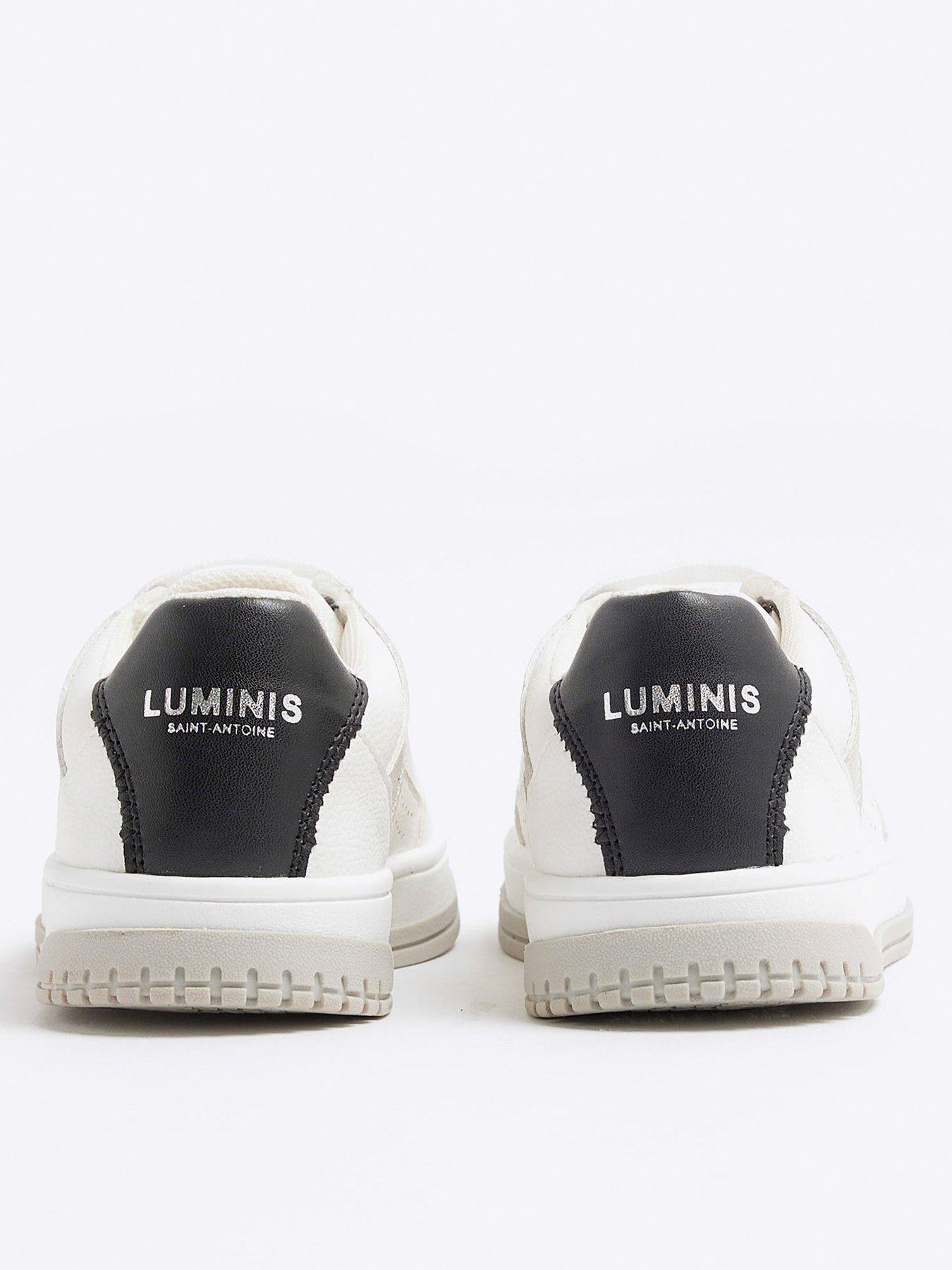 Image 3 of 5 of River Island Boys Mesh Trainers - White