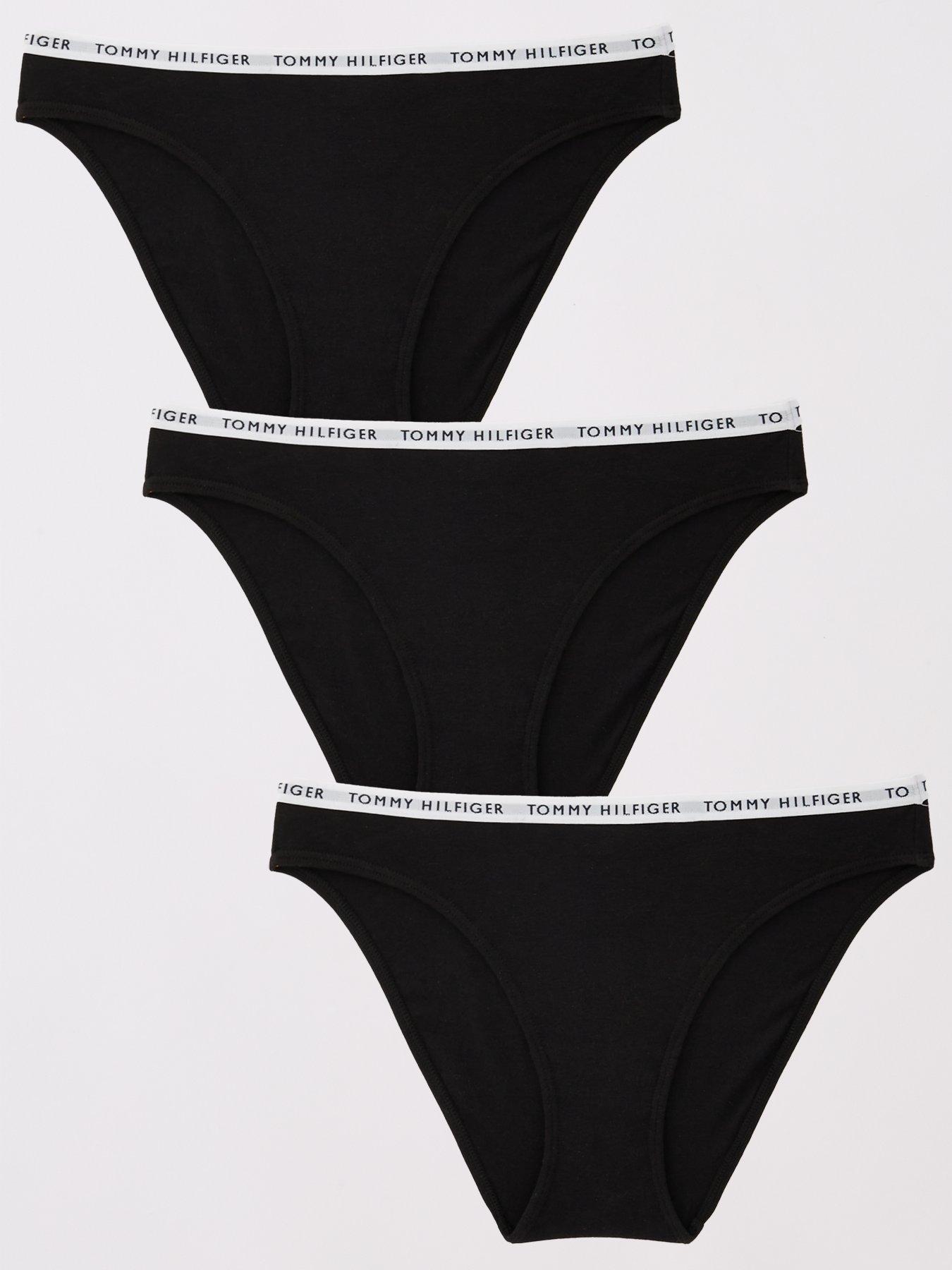 undefined 3 Pack Waistband Logo Brief-black