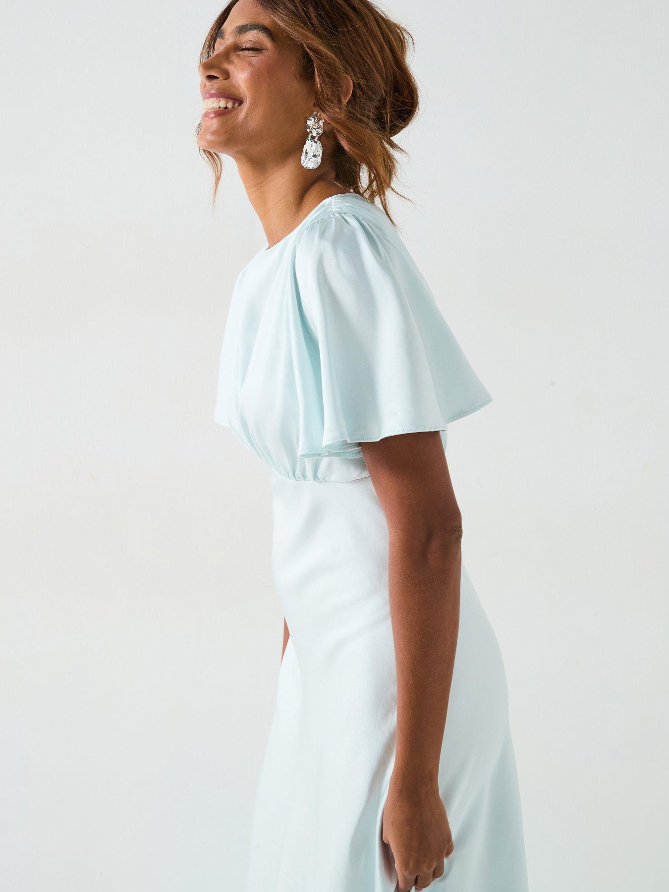blue floaty dress Turquoise Plus Size Floaty Maxi Silk Dress  Lindsey Brown