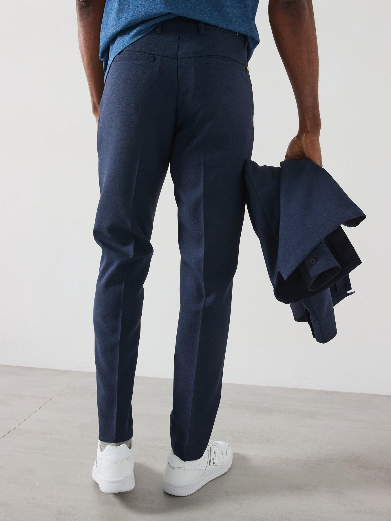 Farah Norwood Archive Regular Fit Trousers - Navy | Very