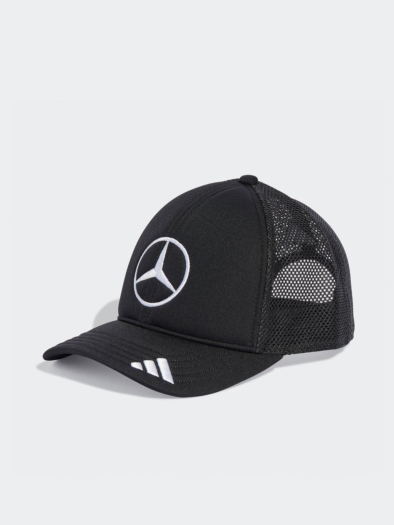 undefined Mens Mercedes Trucker Cap -black