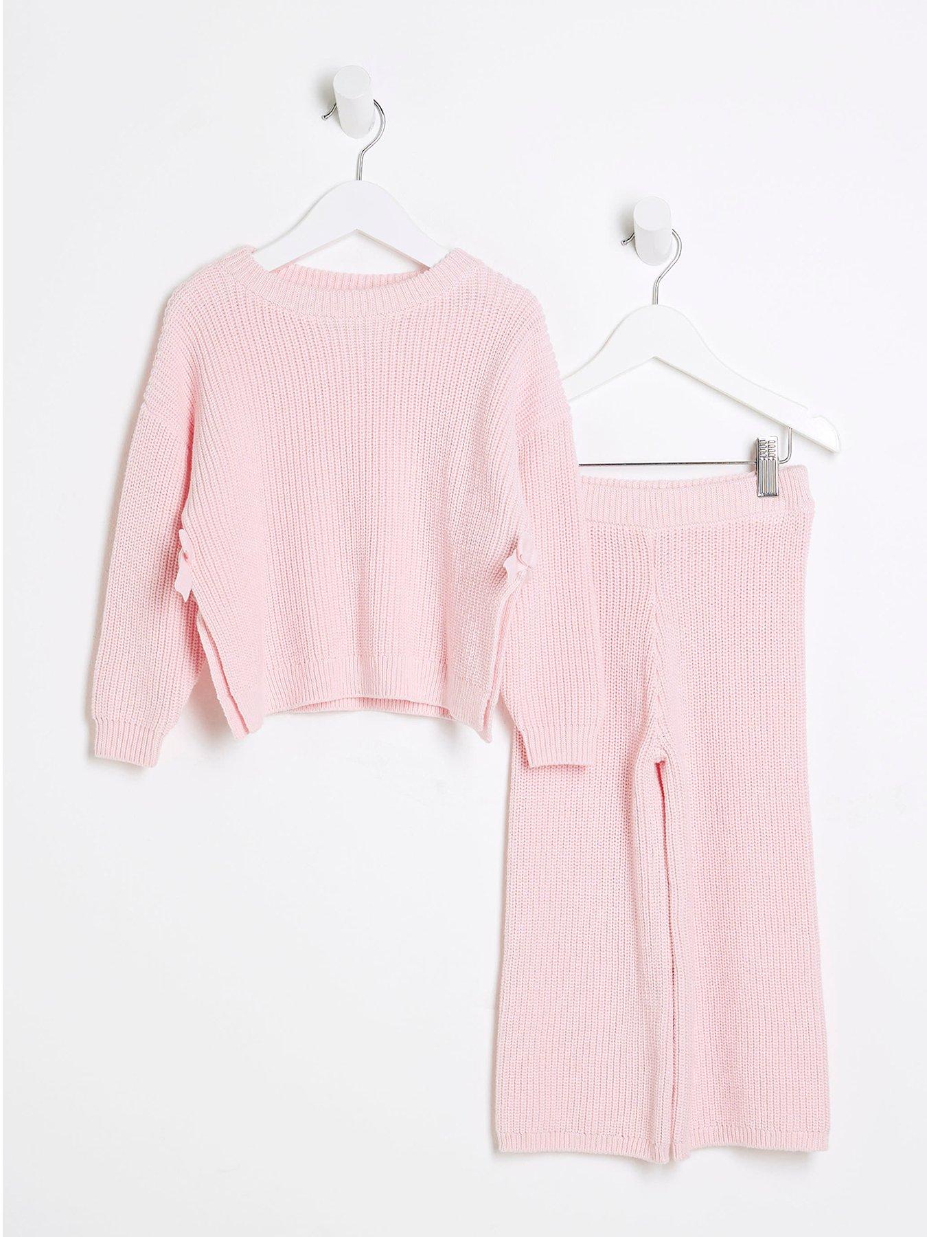 undefined Mini Girls Jumper Set - Pink