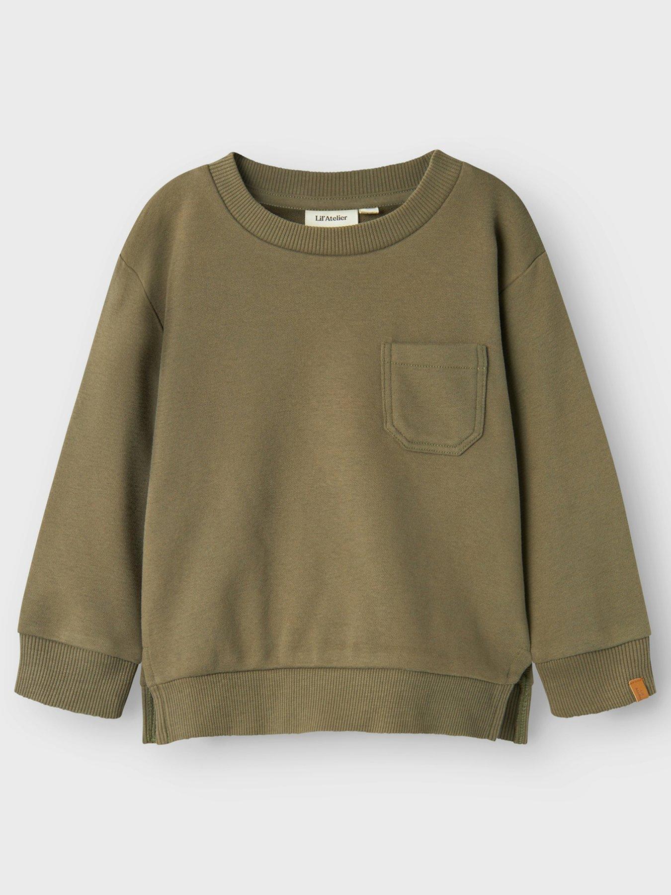 undefined Mini Boys Pocket Sweat Top - Kalamata