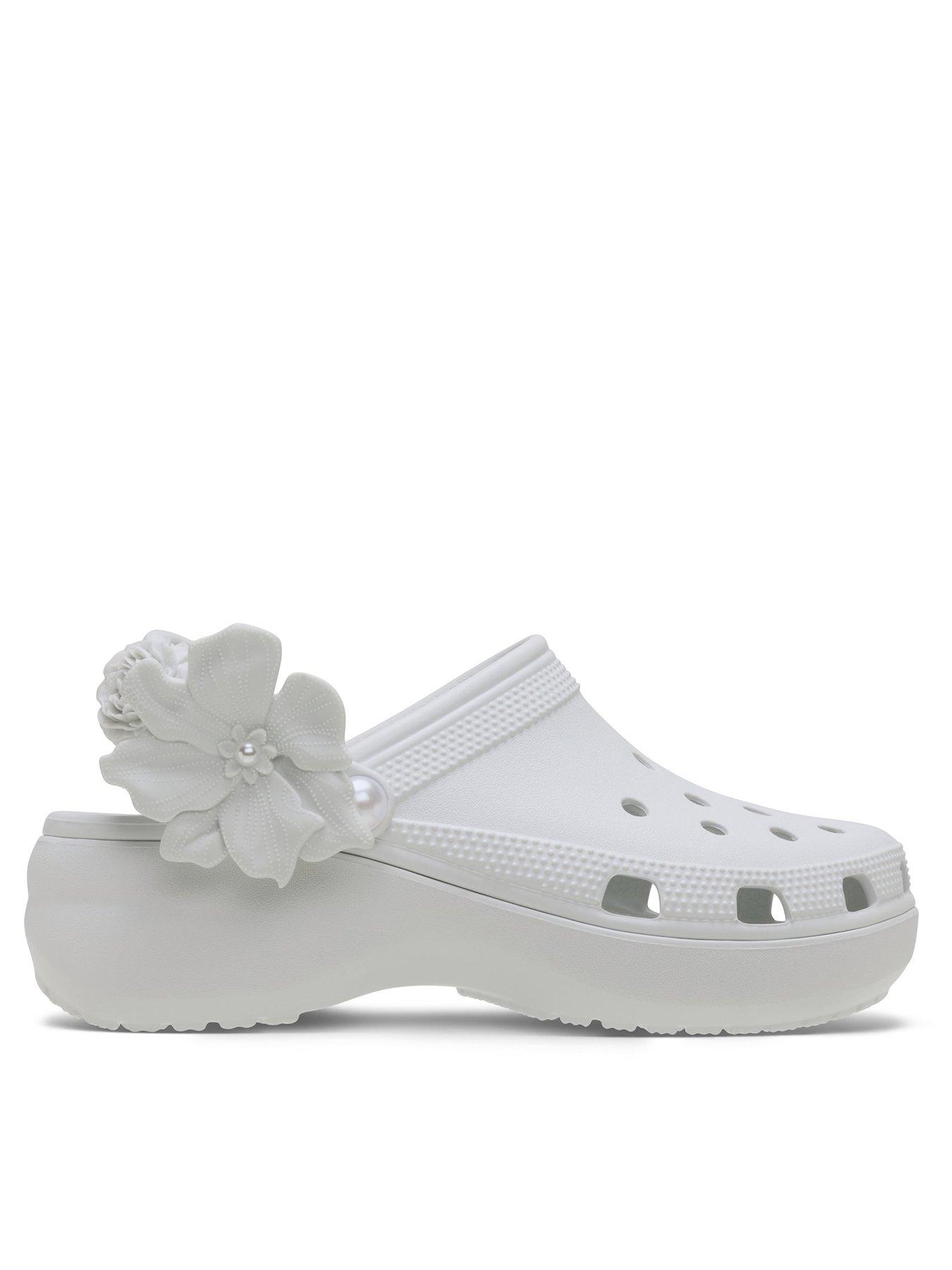 undefined Classic Platform Bouquet Clogs - Grey