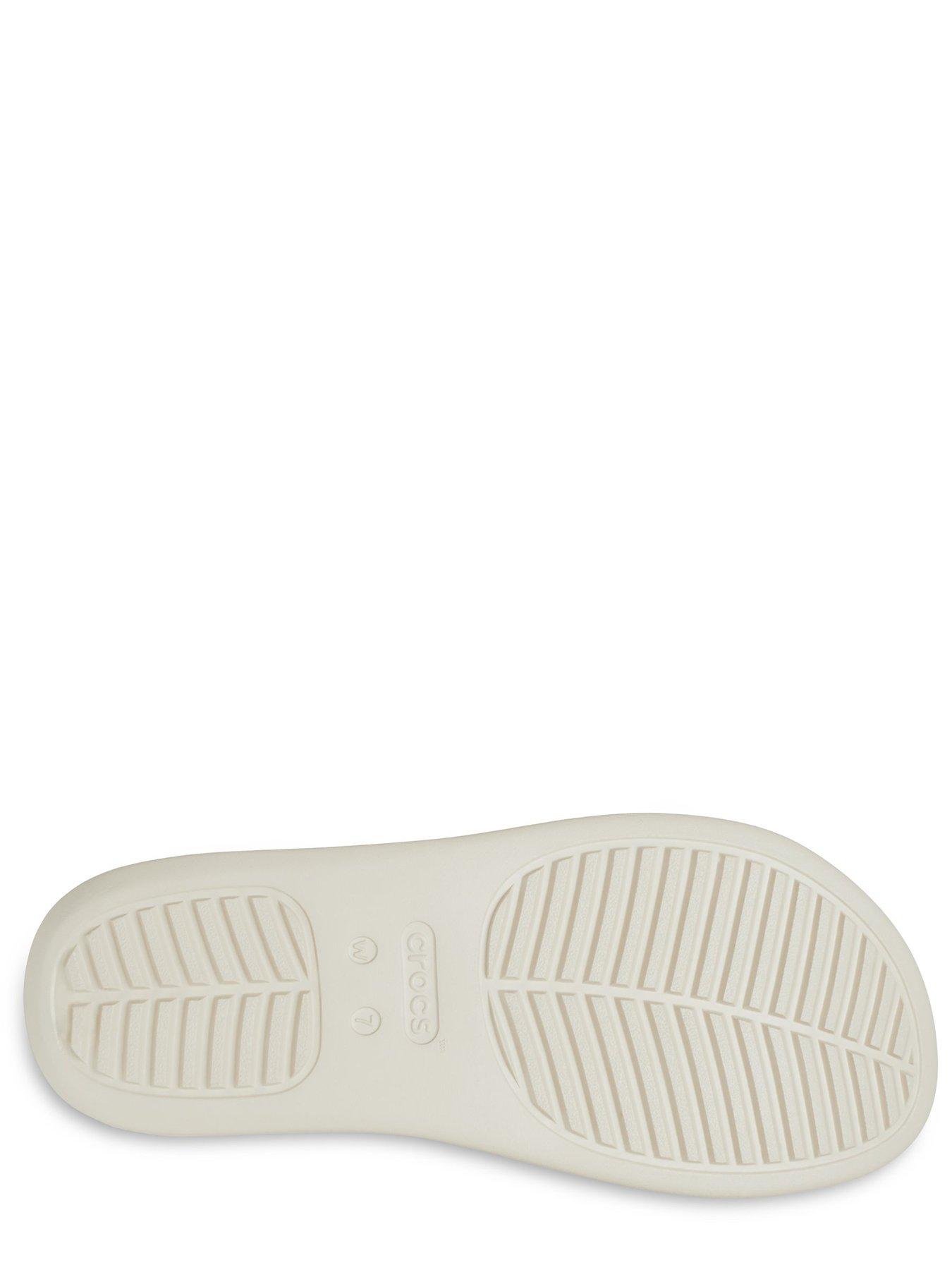 Image 5 of 6 of Crocs Getaway Platform Glitter Toe Loop - Beige