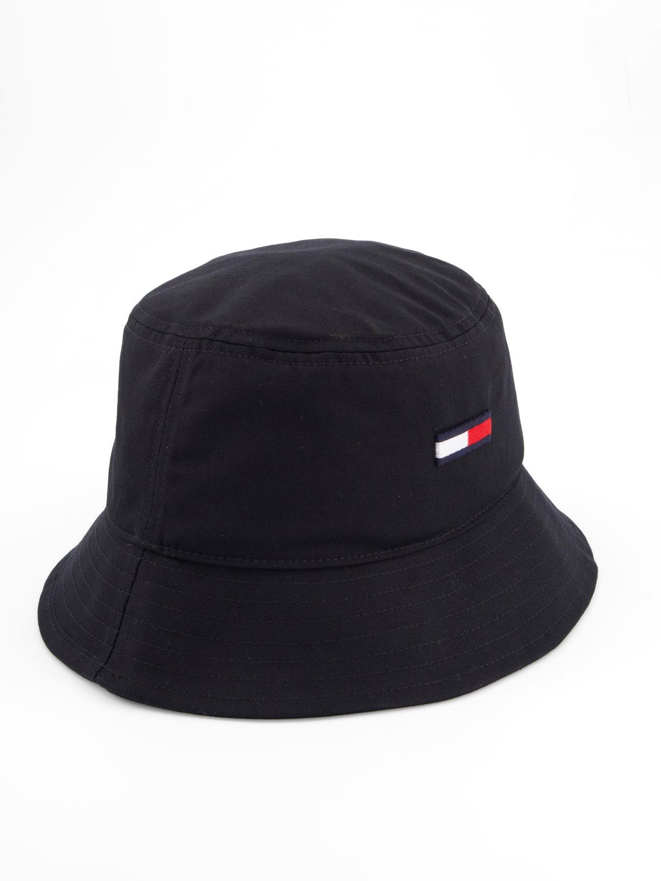 Image 2 of 4 of Tommy Jeans Flag Bucket Hat - Black