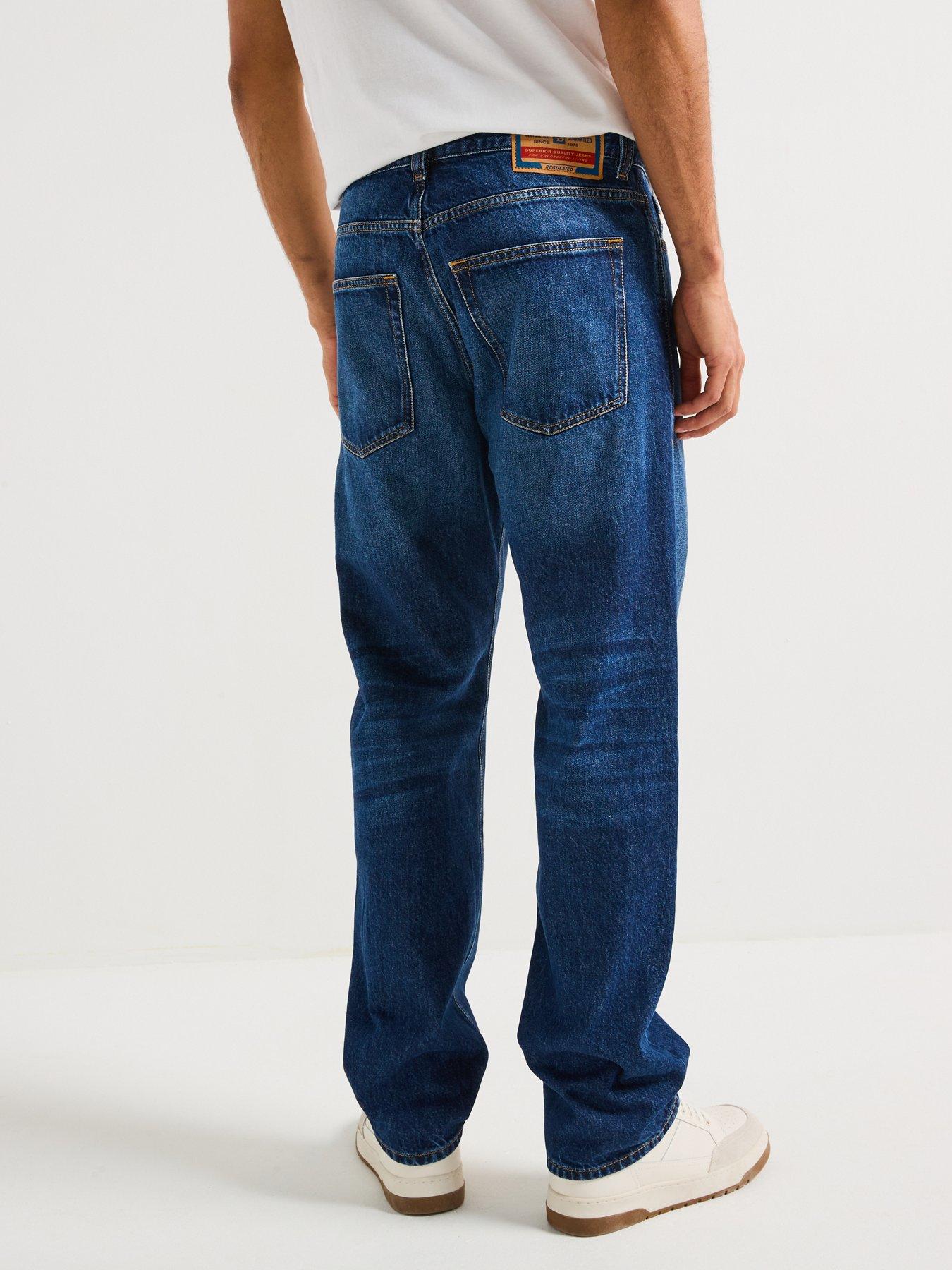 Image 2 of 4 of Diesel 2010 D-macs Loose Fit Jeans- Dark Blue