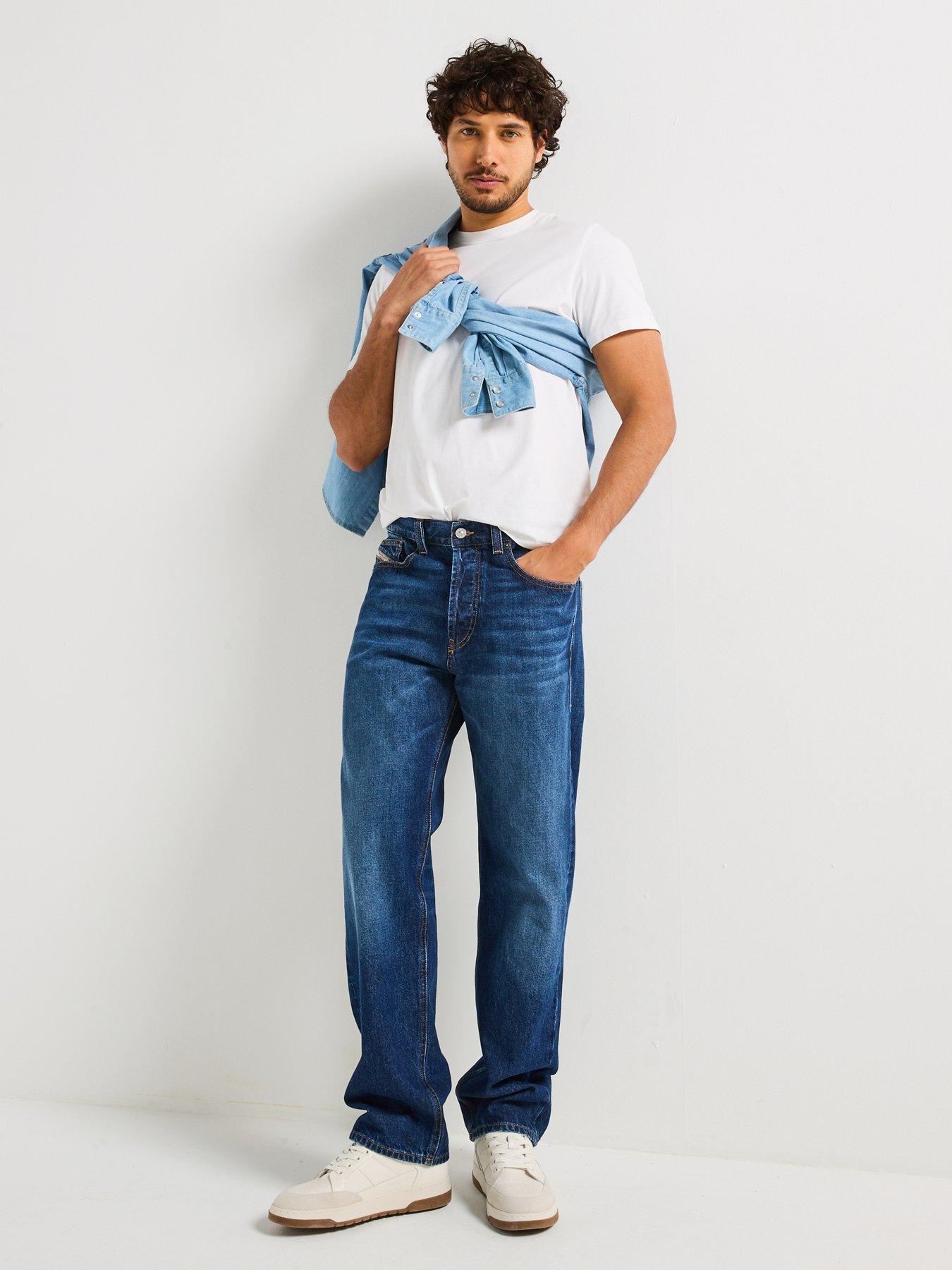 Image 3 of 4 of Diesel 2010 D-macs Loose Fit Jeans- Dark Blue