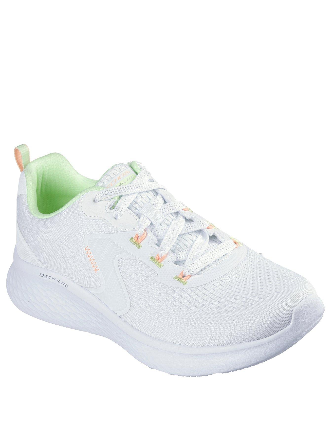 Image 2 of 5 of Skechers Engineered Mesh Lace-up Trainer - White