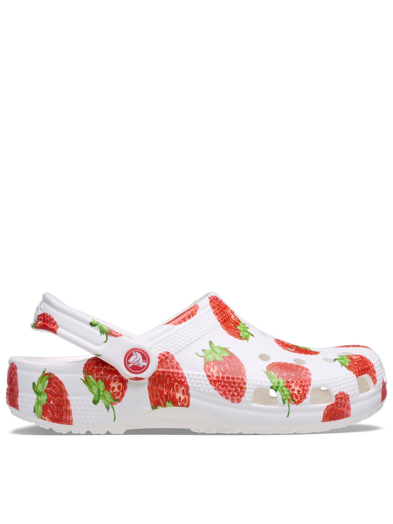 undefined Classic Fresh Fruits Clogs - Red