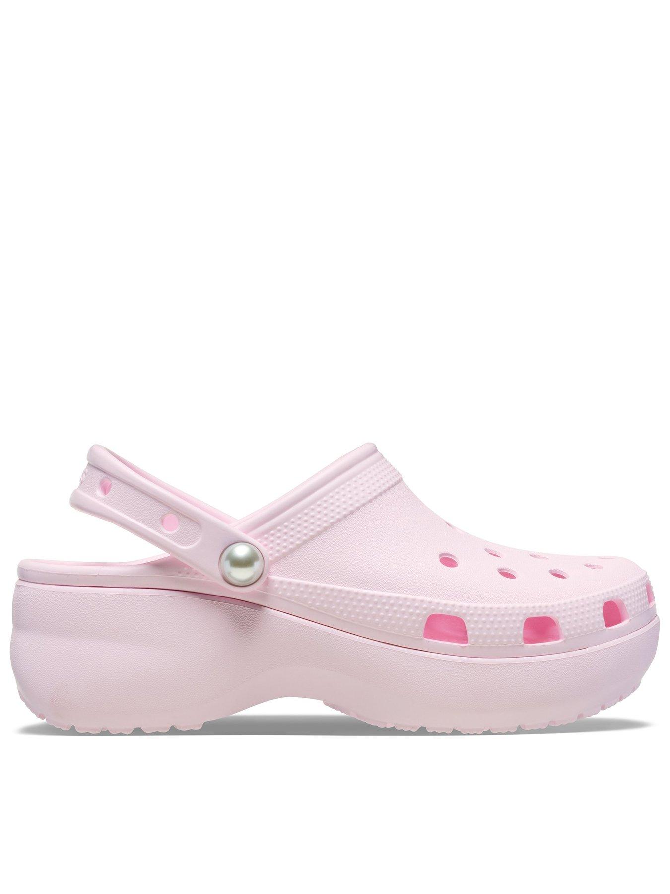 undefined Classic Platform Pearl Clog - Pink
