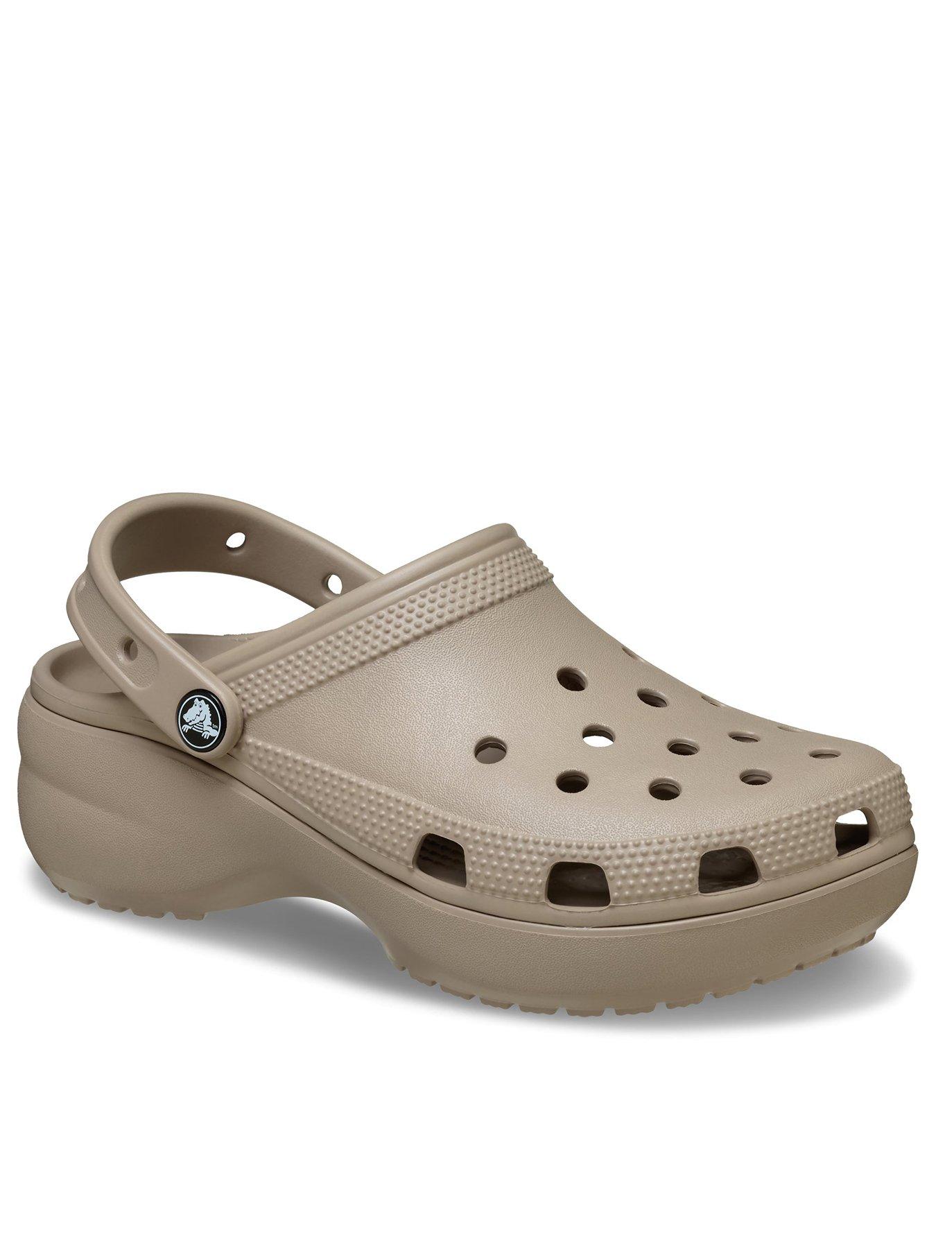 Image 2 of 6 of Crocs Classic Platform Clogs &nbsp;- Brown