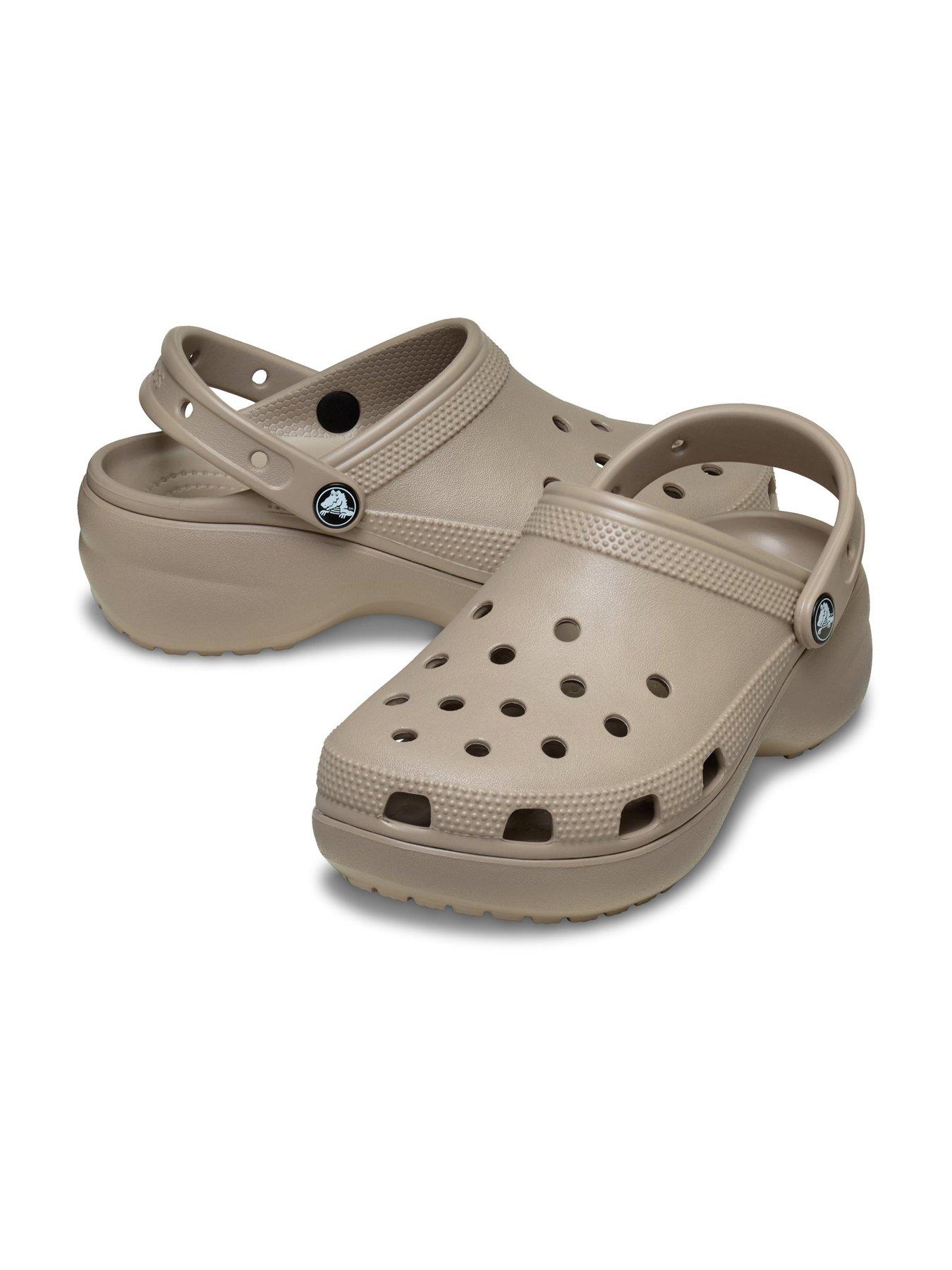 Image 6 of 6 of Crocs Classic Platform Clogs &nbsp;- Brown