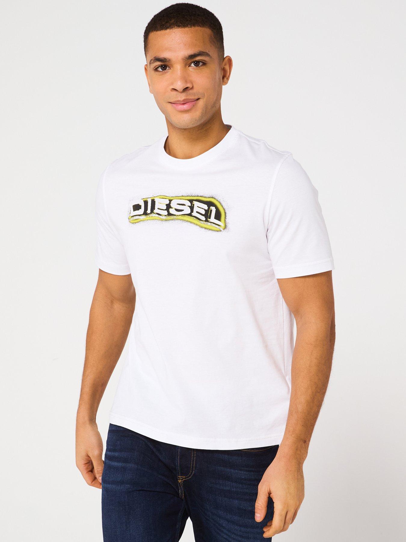 undefined T-Adjust-R4 Chest Logo T-Shirt - White