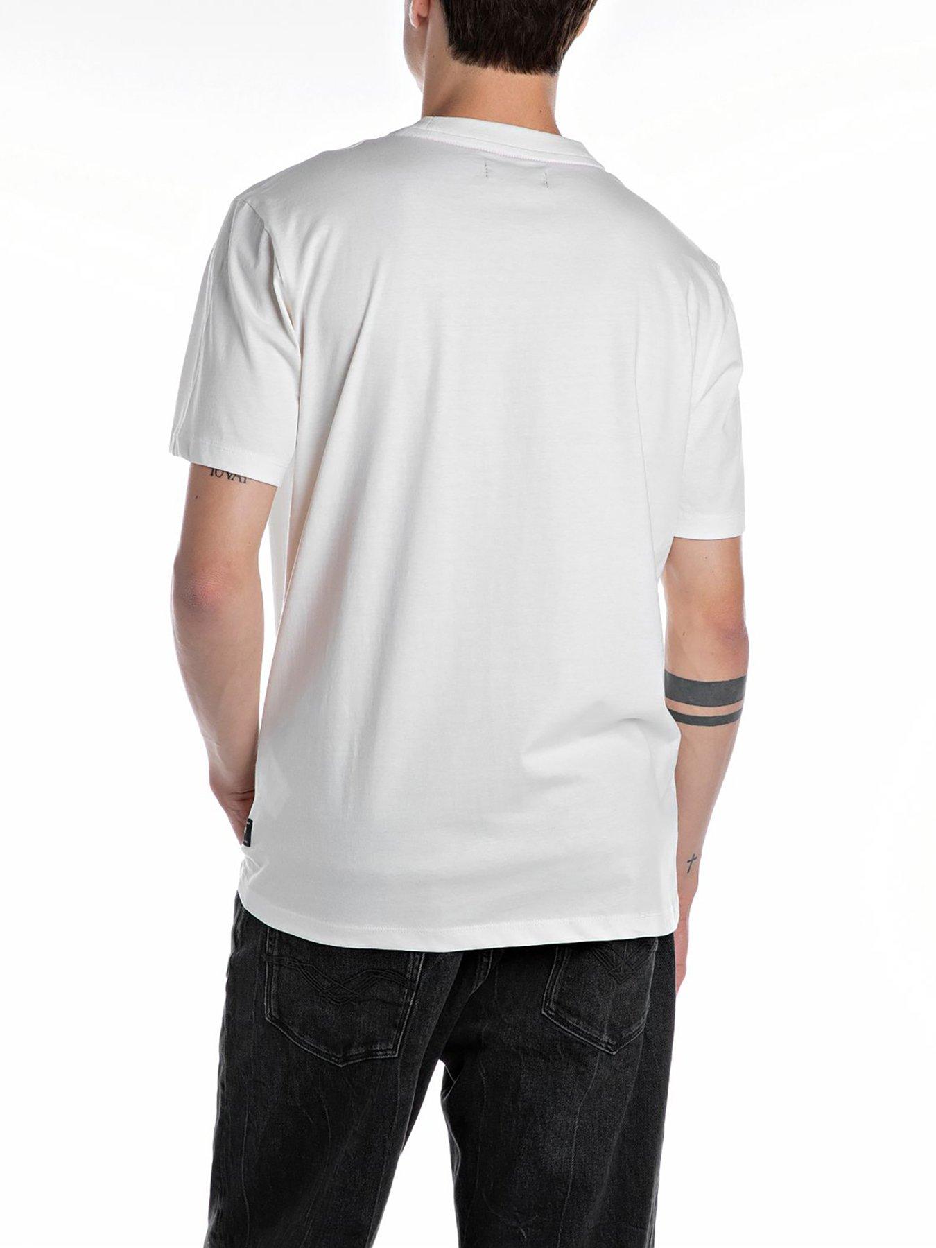 Image 2 of 2 of Replay Crew Neck Jersey T-shirt