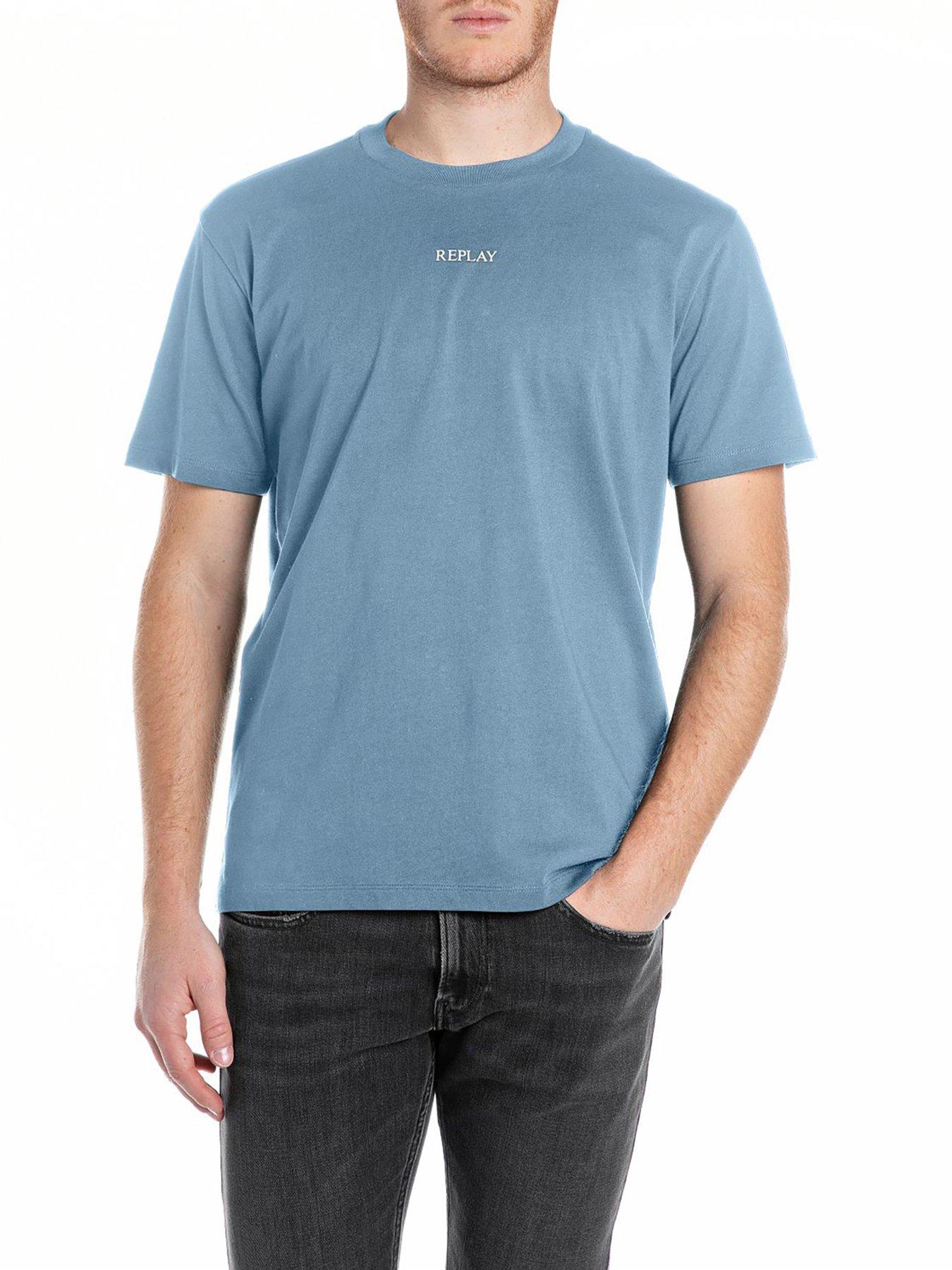 undefined Ventre Chest Logo T-Shirt - Blue
