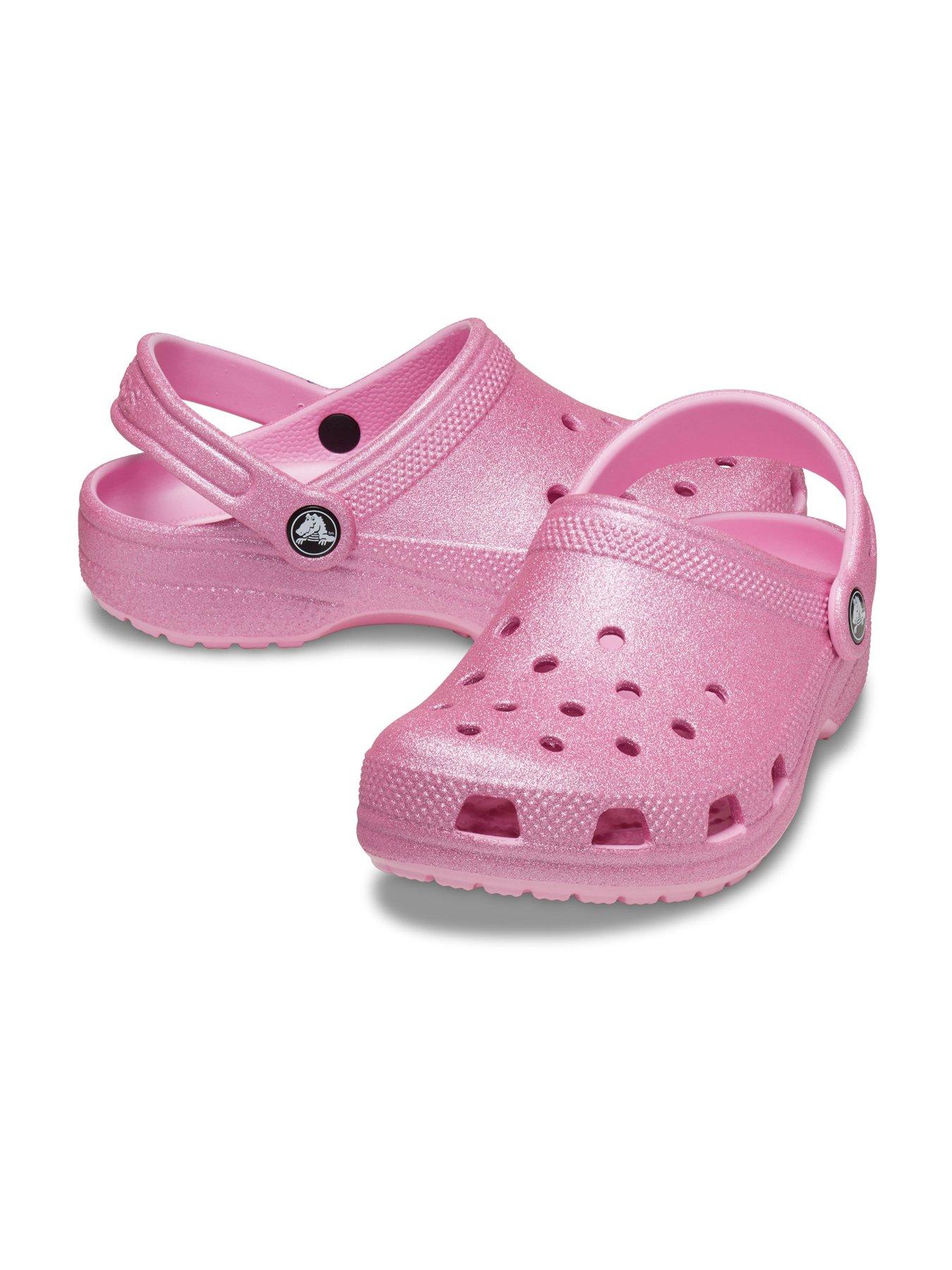Crocs Classic Glitter Clog T Pink Very