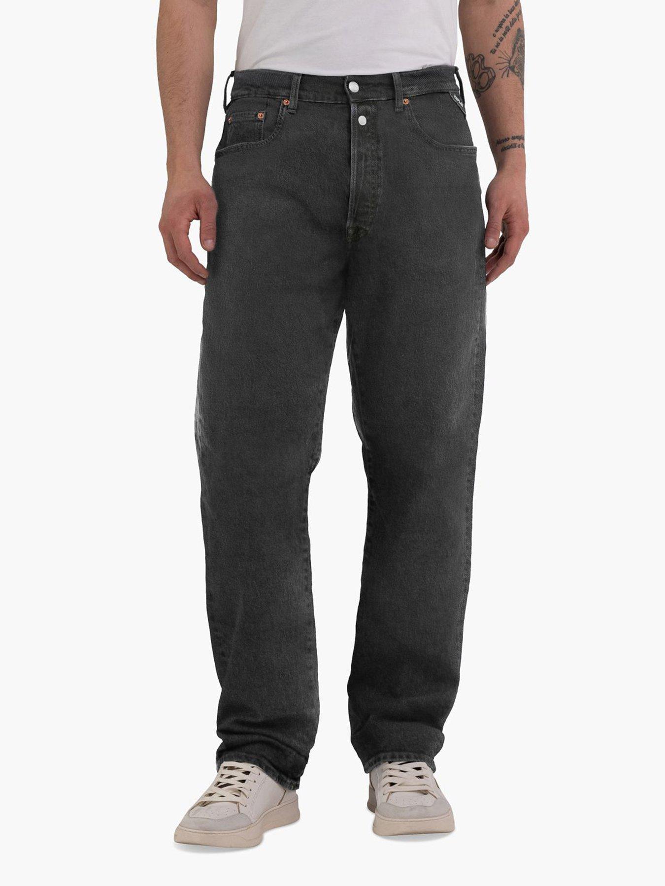 undefined M9Z1 Loose Fit Jeans- Black