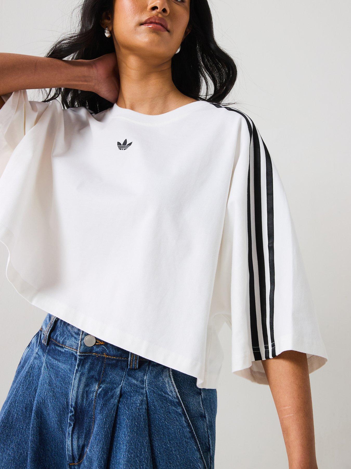 adidas Originals Adilenium Boxy Oversized T-Shirt - White | Very