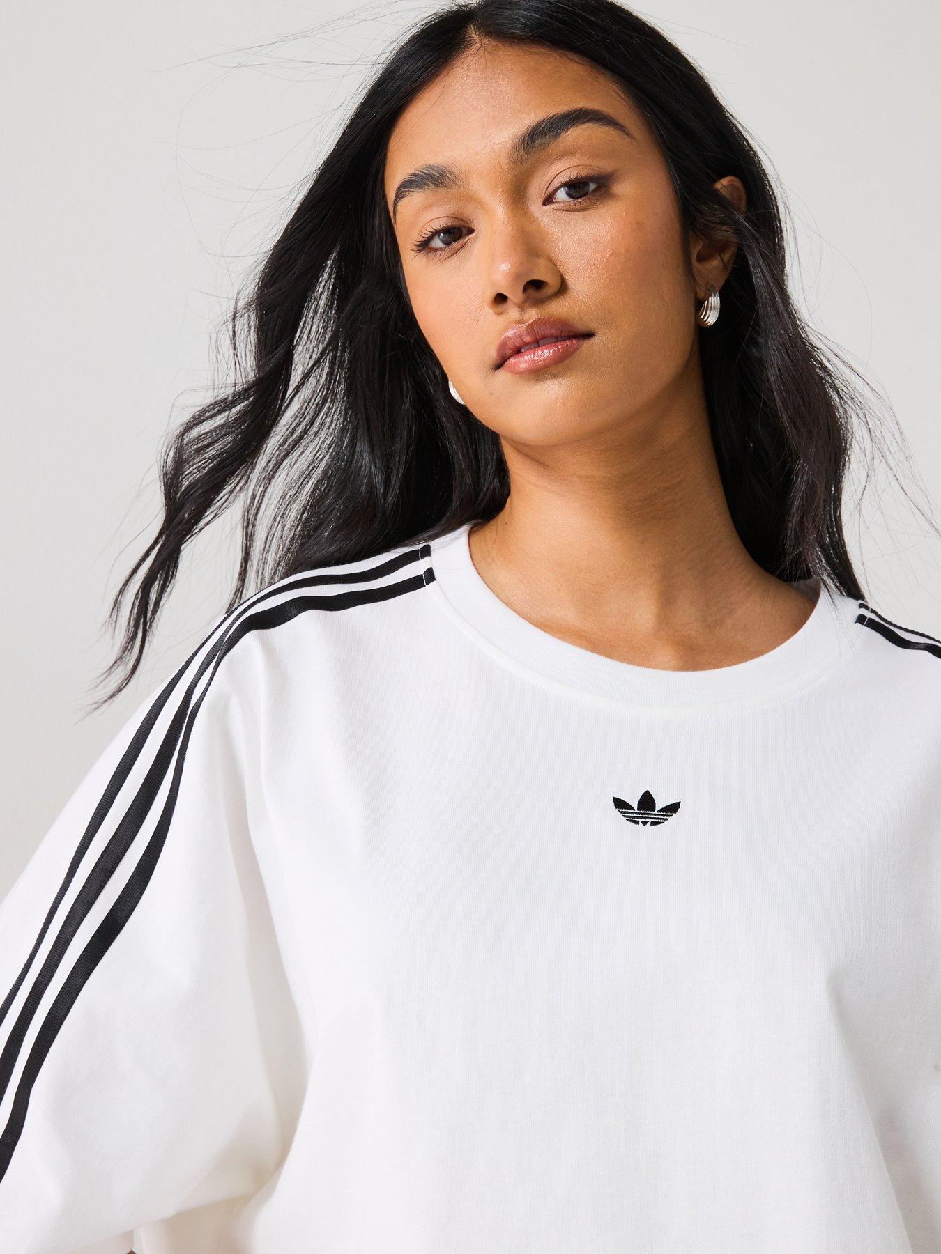 adidas Originals Adilenium Boxy Oversized T-Shirt - White | Very