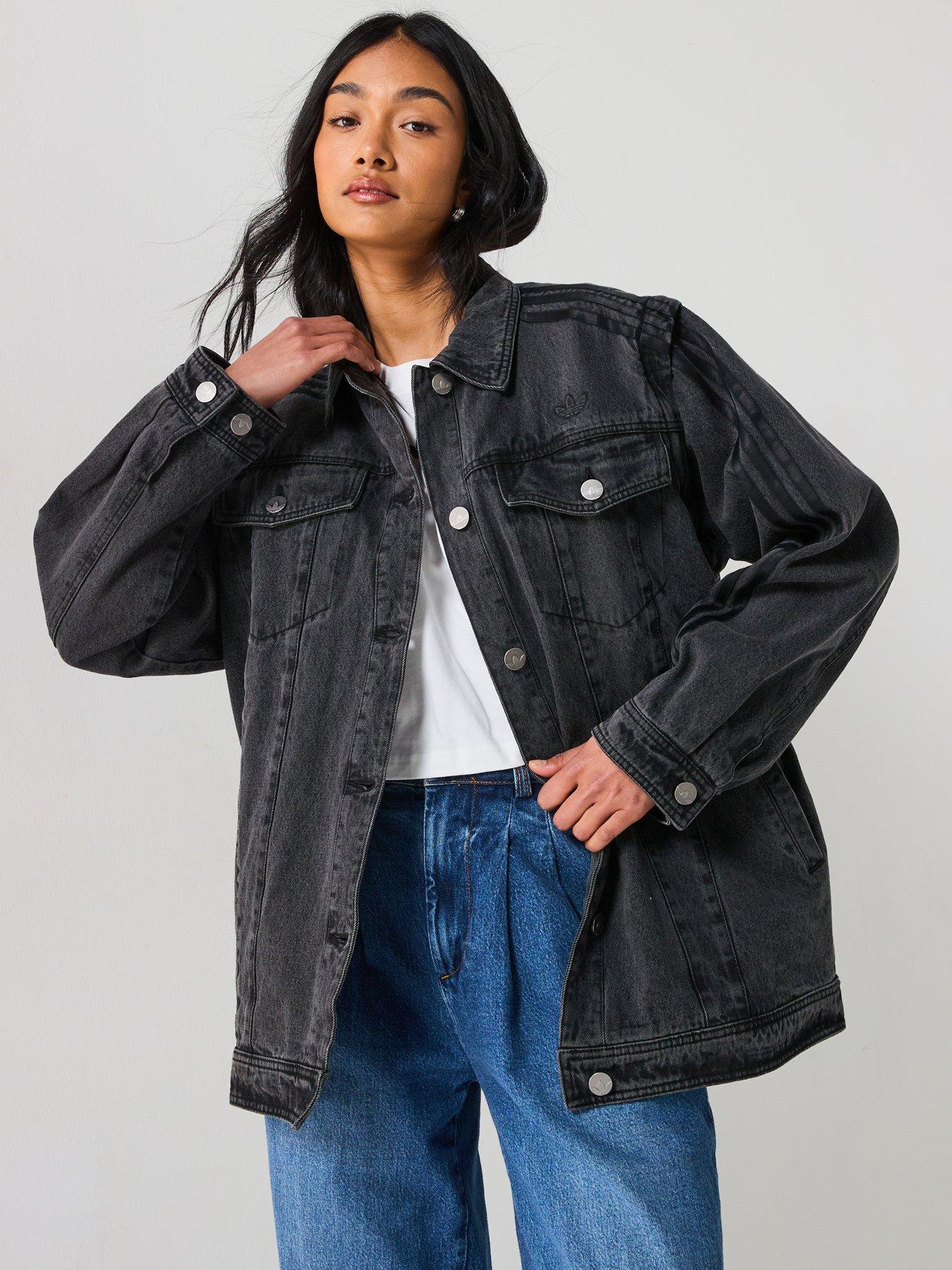 undefined Adilenium Two-In-One Denim Shirt Jacket - Black