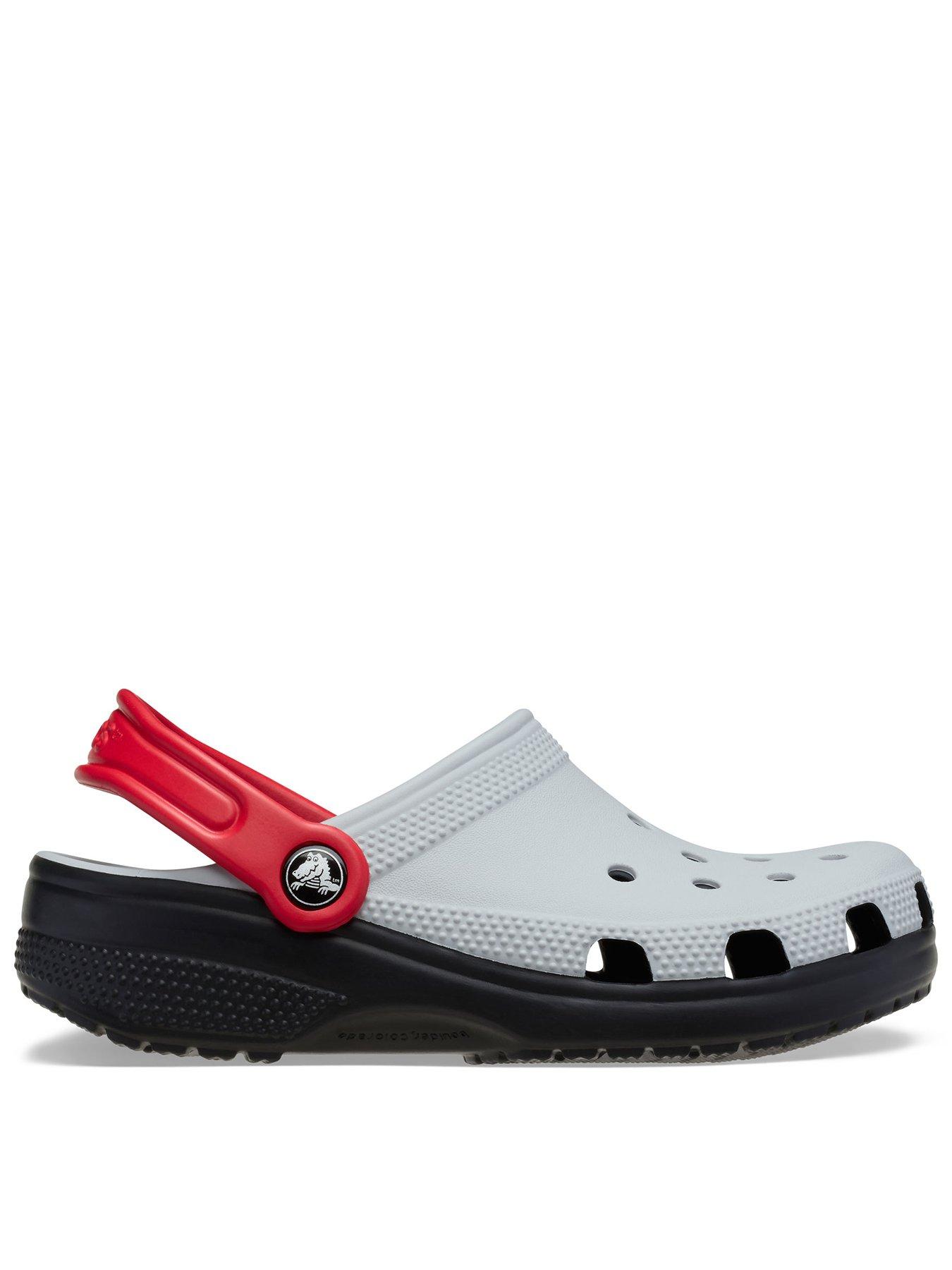 Crocs Toddler Classic Retro Sport Clog - Grey
